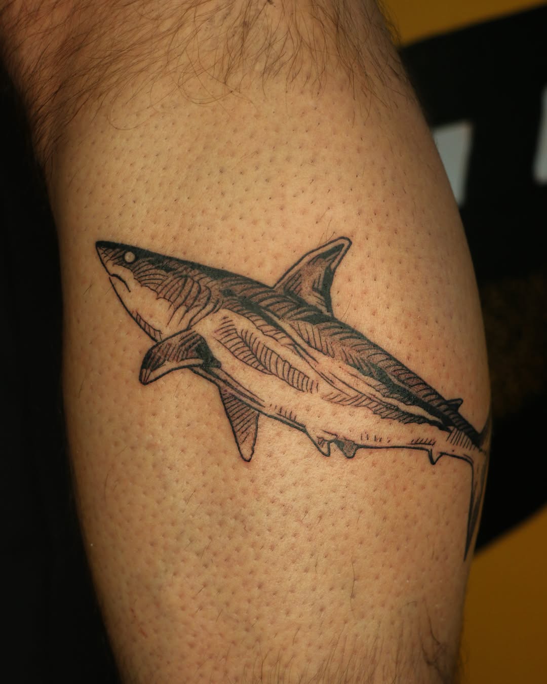 Tattoo by @baldpeaches — black_and_grey, illustrative