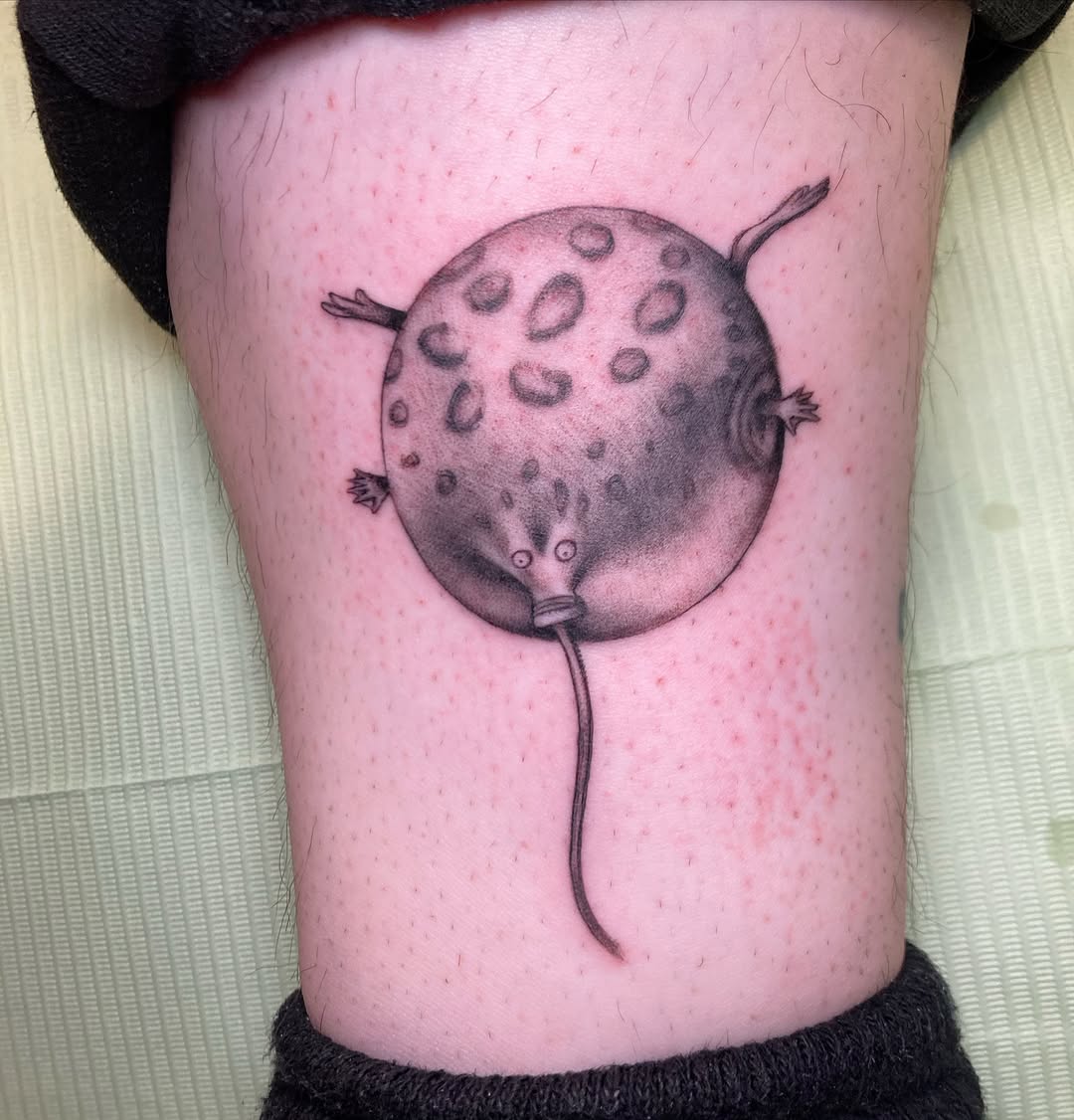 Tattoo by @lrlozano — black_and_grey, realism