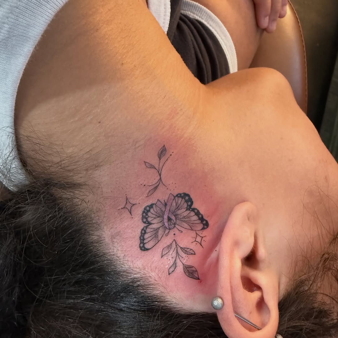 Tattoo by @honeysucktattoo โ fine_line, minimalist