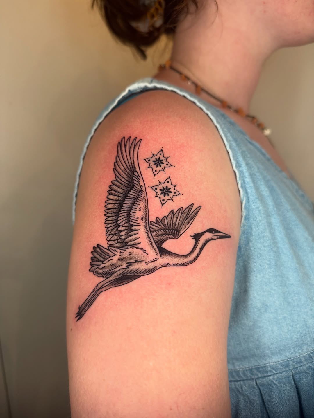Tattoo by @fromfinlandwithluv — black_and_grey, illustrative