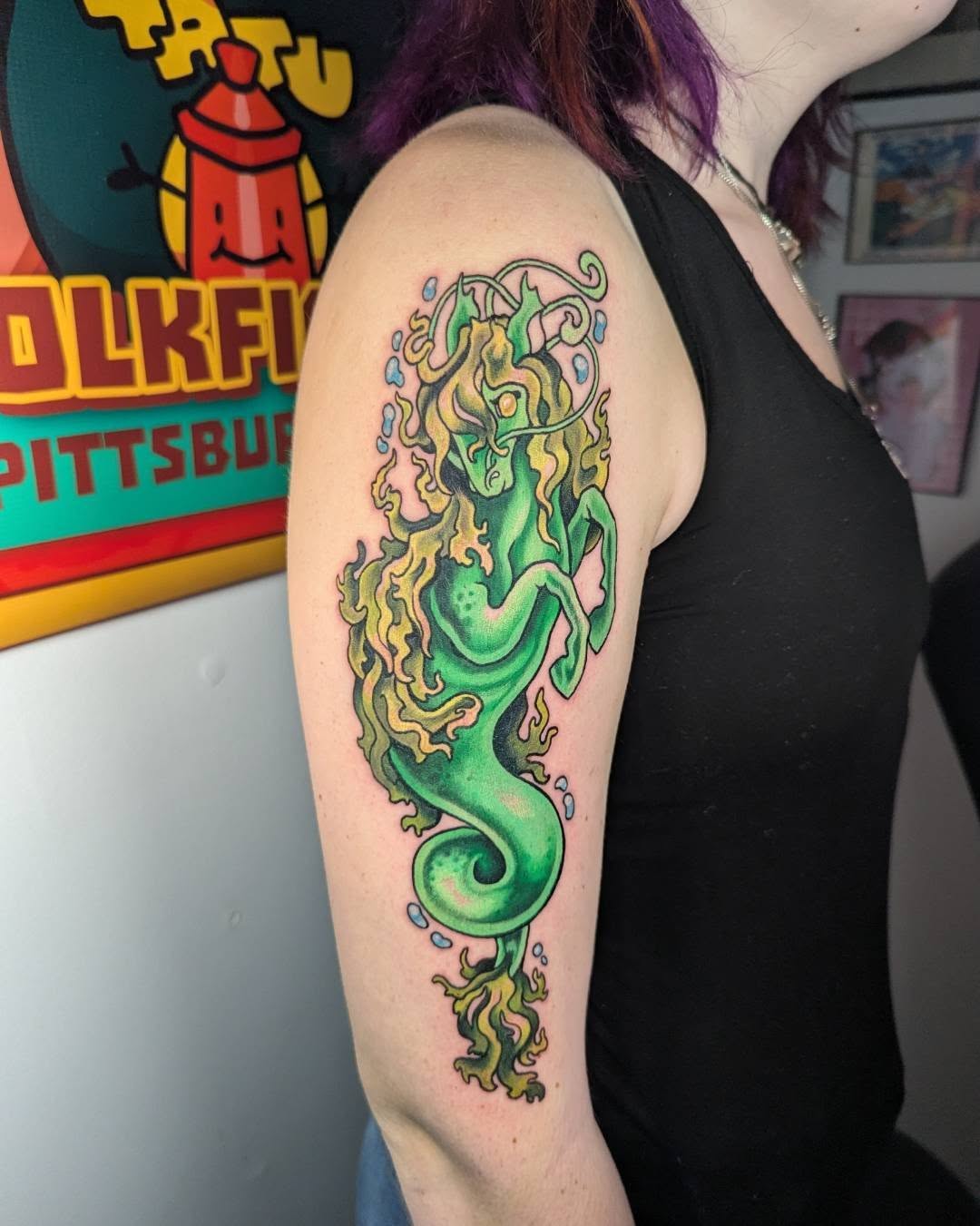 Tattoo by @folkfigment — new_school