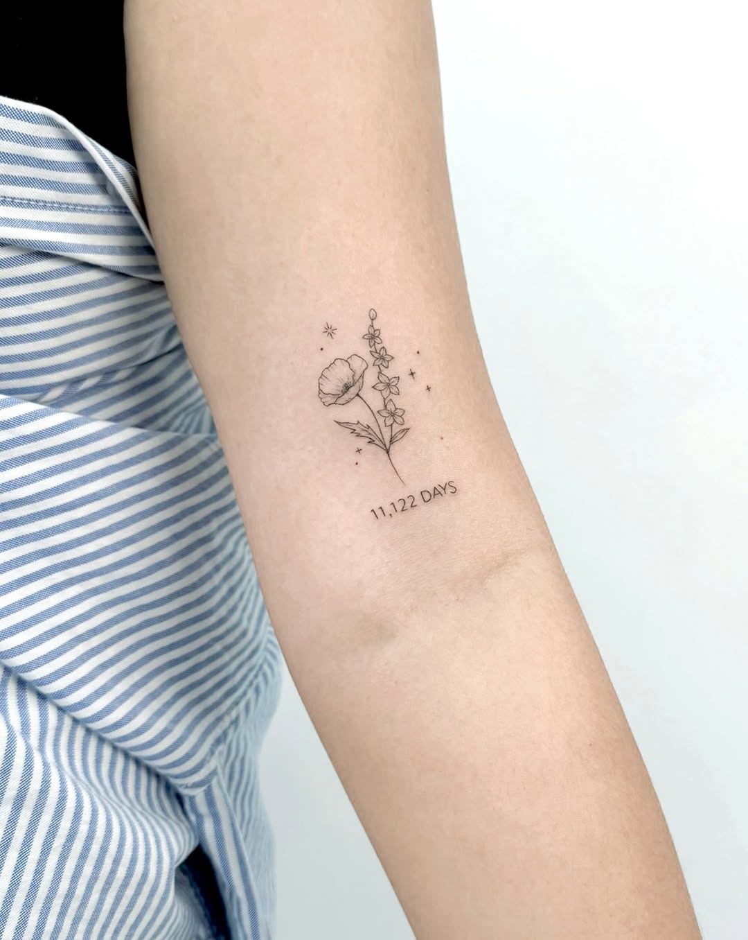 Tattoo by @ink.danu โ fine_line, lettering_script