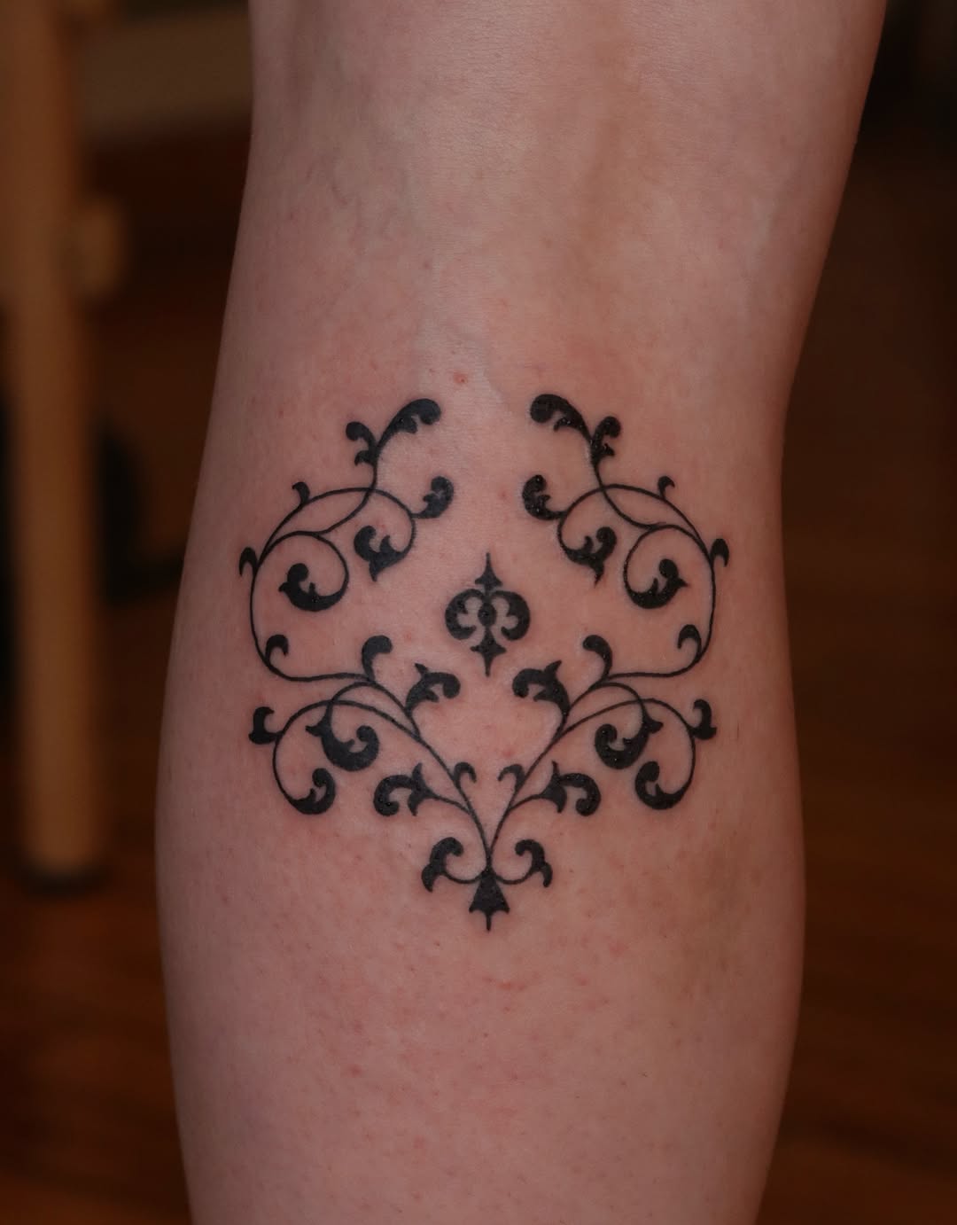 Tattoo by @nik.checots — ornamental, blackwork