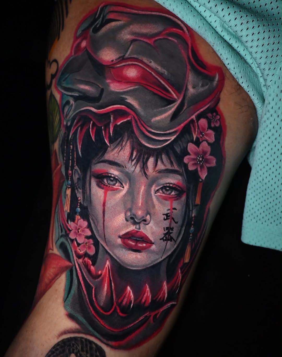 Tattoo by @casketbuddy — realism, japanese_irezumi