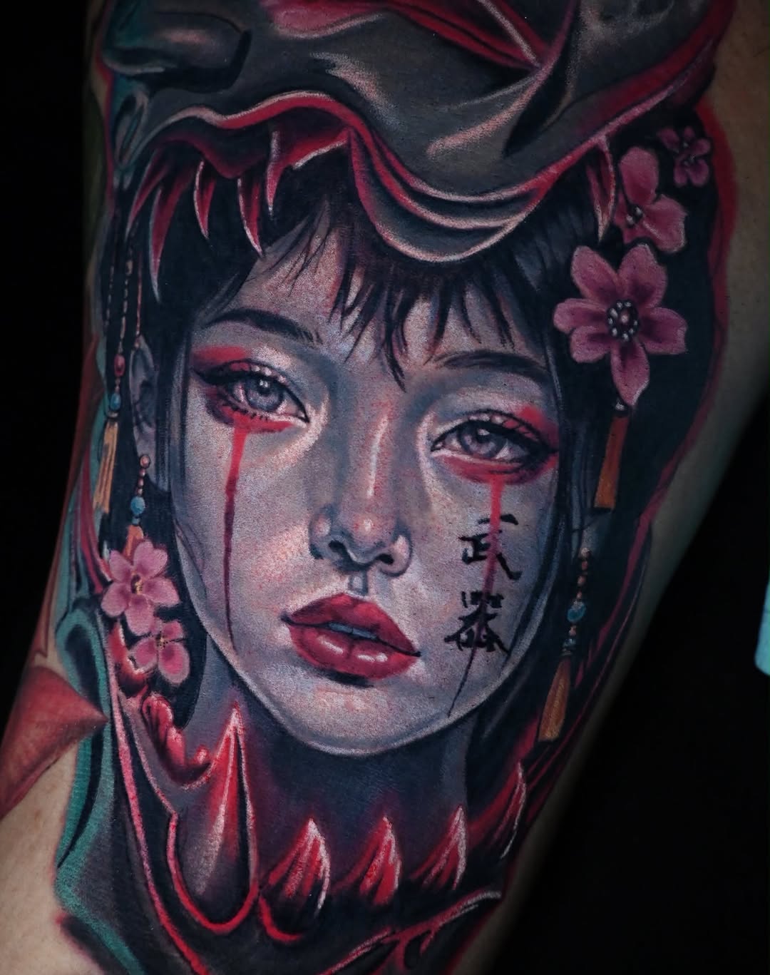 Tattoo by @casketbuddy — realism, dark_realism