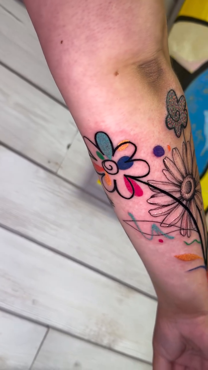 Tattoo by @muridiana — fine_line, watercolor