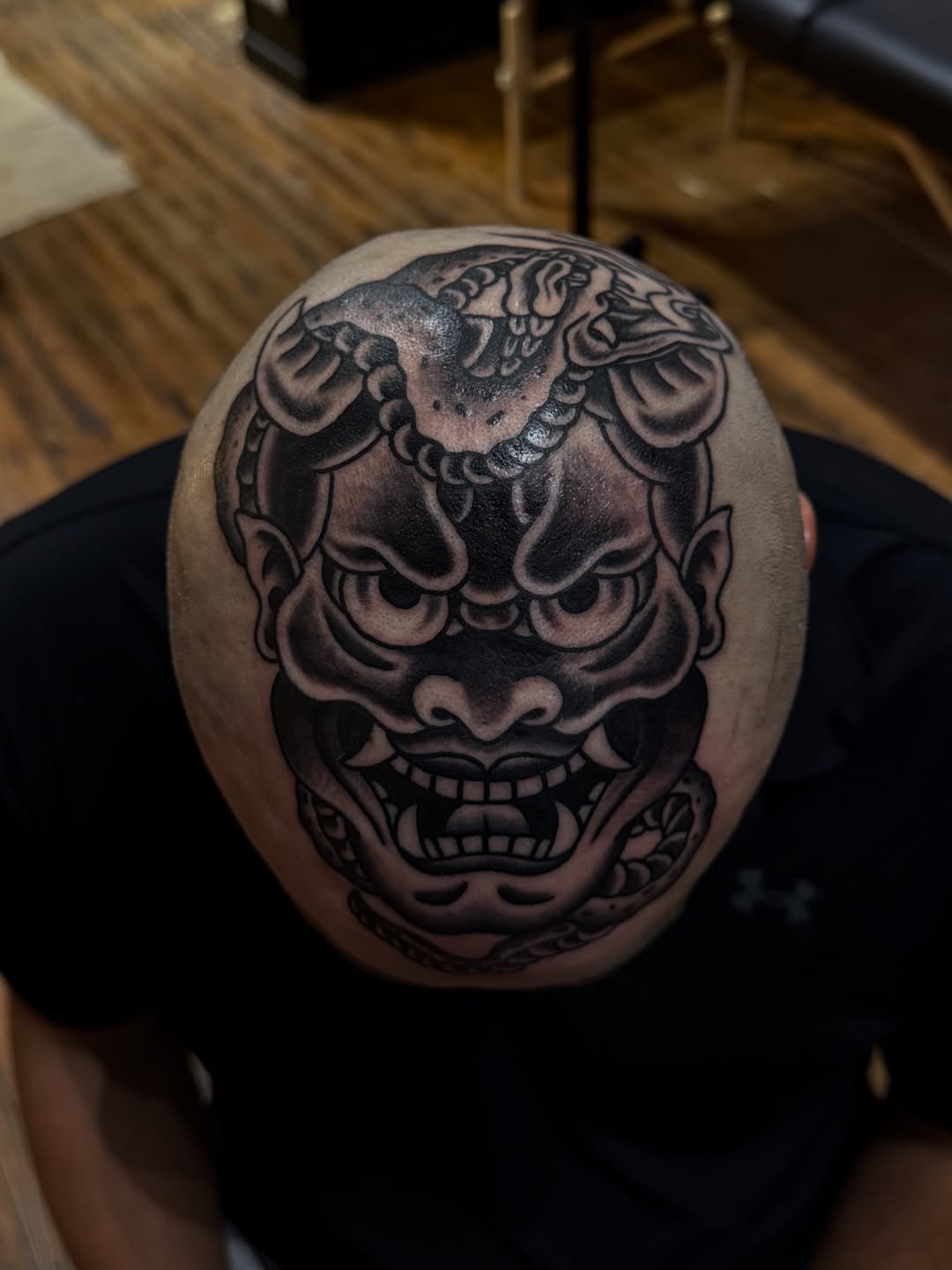 Tattoo by @logansightart — japanese_irezumi, black_and_grey
