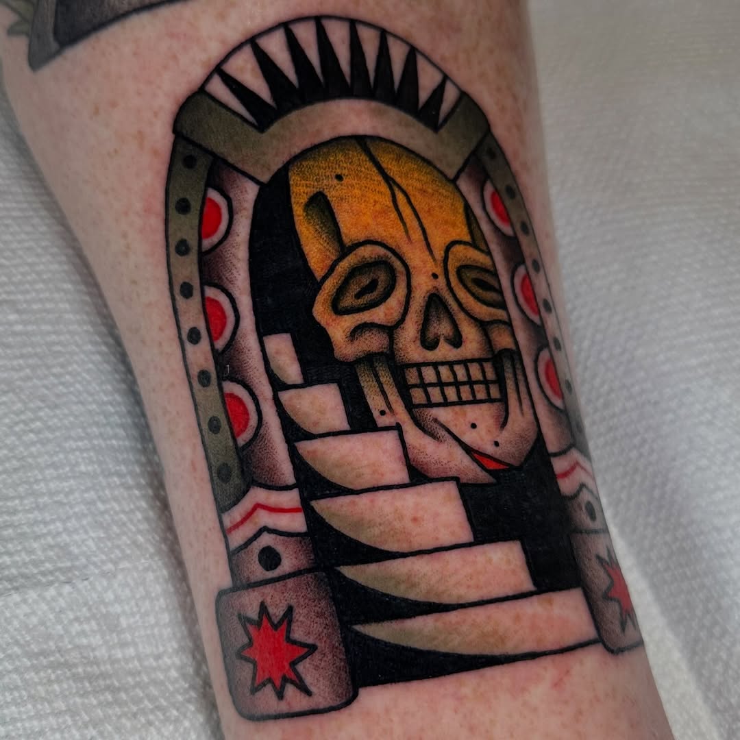 Tattoo by @klf_tattoos — american_traditional, black_and_grey