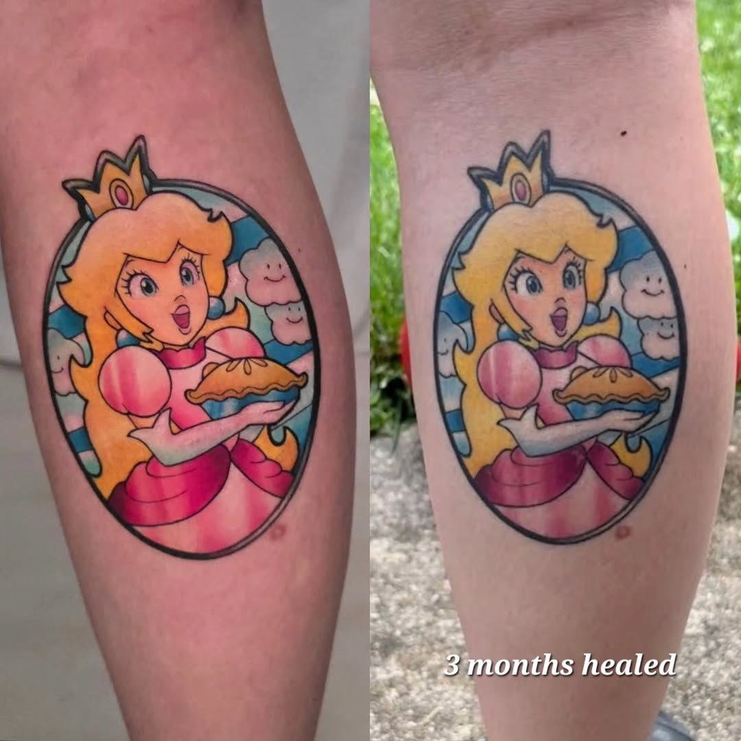 Tattoo by @aprilhightattoo — anime, new_school