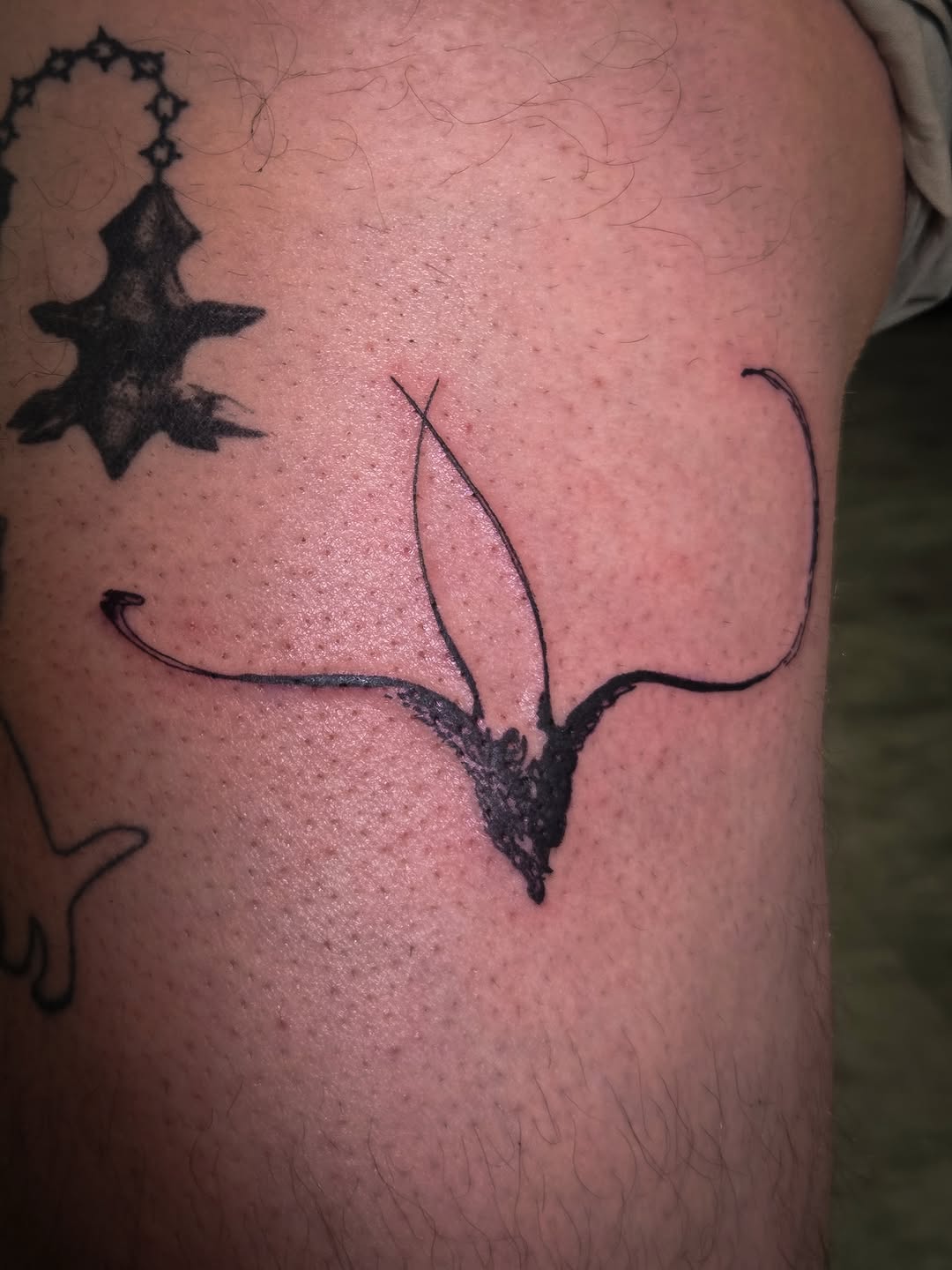 Tattoo by @madetohealtattoos β blackwork