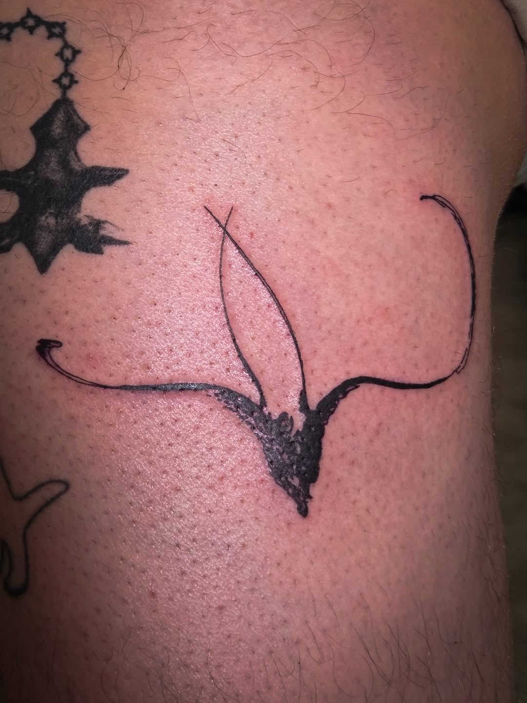 Tattoo by @madetohealtattoos β blackwork
