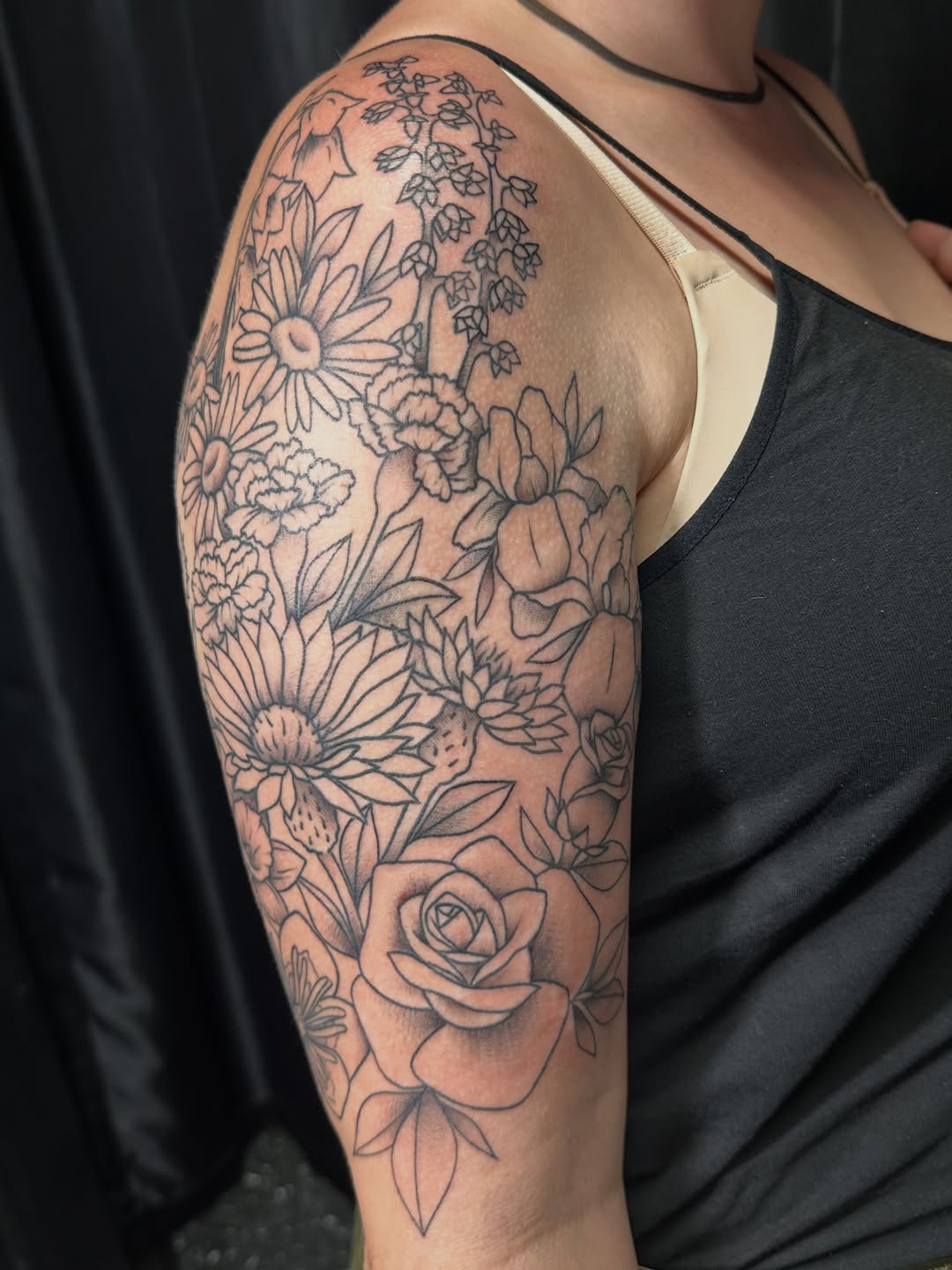 Tattoo by @jassspage — fine_line, black_and_grey