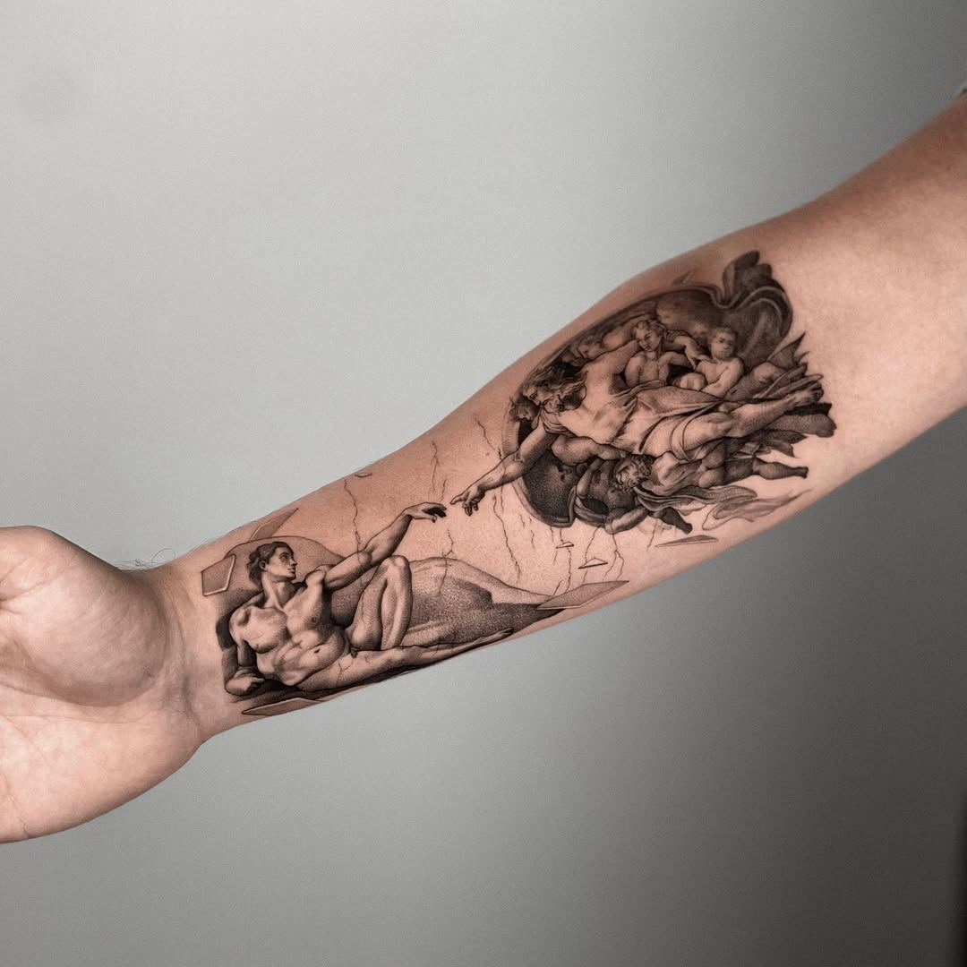 Tattoo by @blackbird_tattooer — realism, black_and_grey
