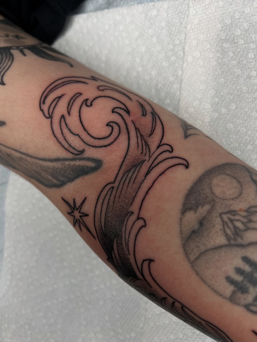 Tattoo by @moresoultattoo — black_and_grey, ornamental