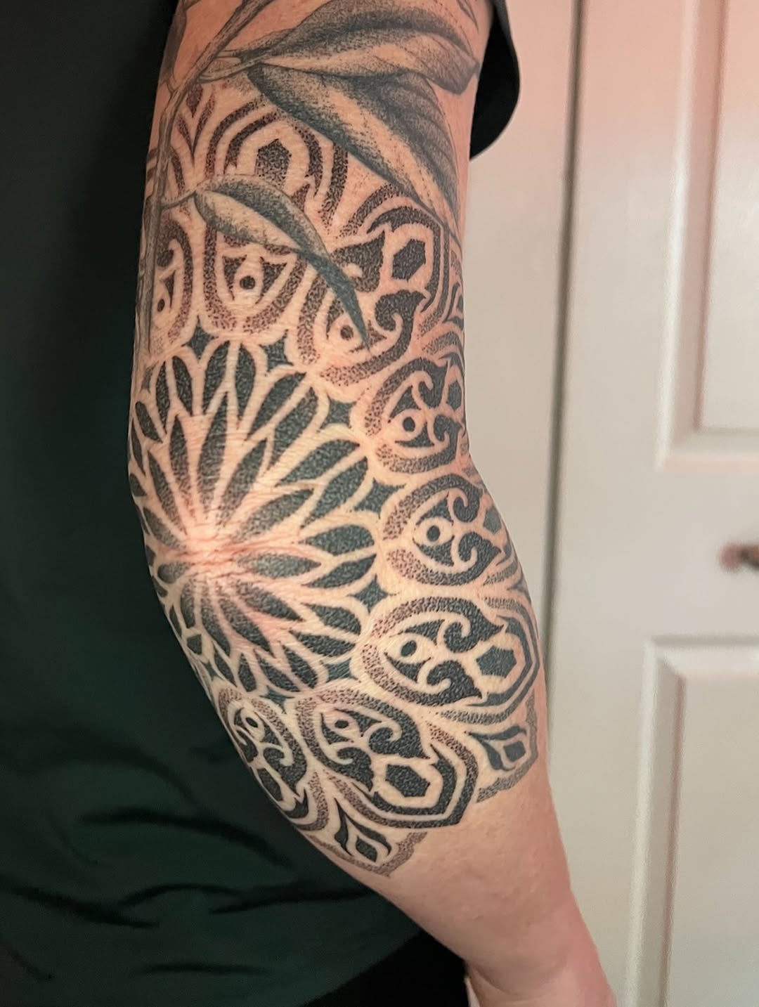 Tattoo by @natasha_schmidt_art — dotwork, ornamental