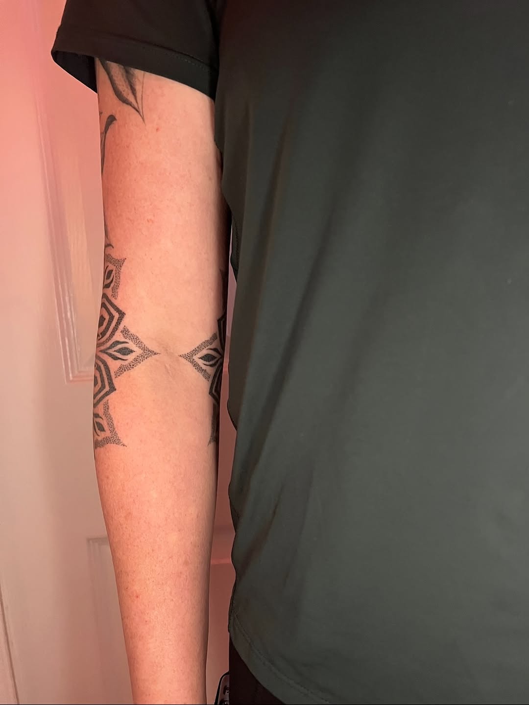 Tattoo by @natasha_schmidt_art — dotwork, geometric