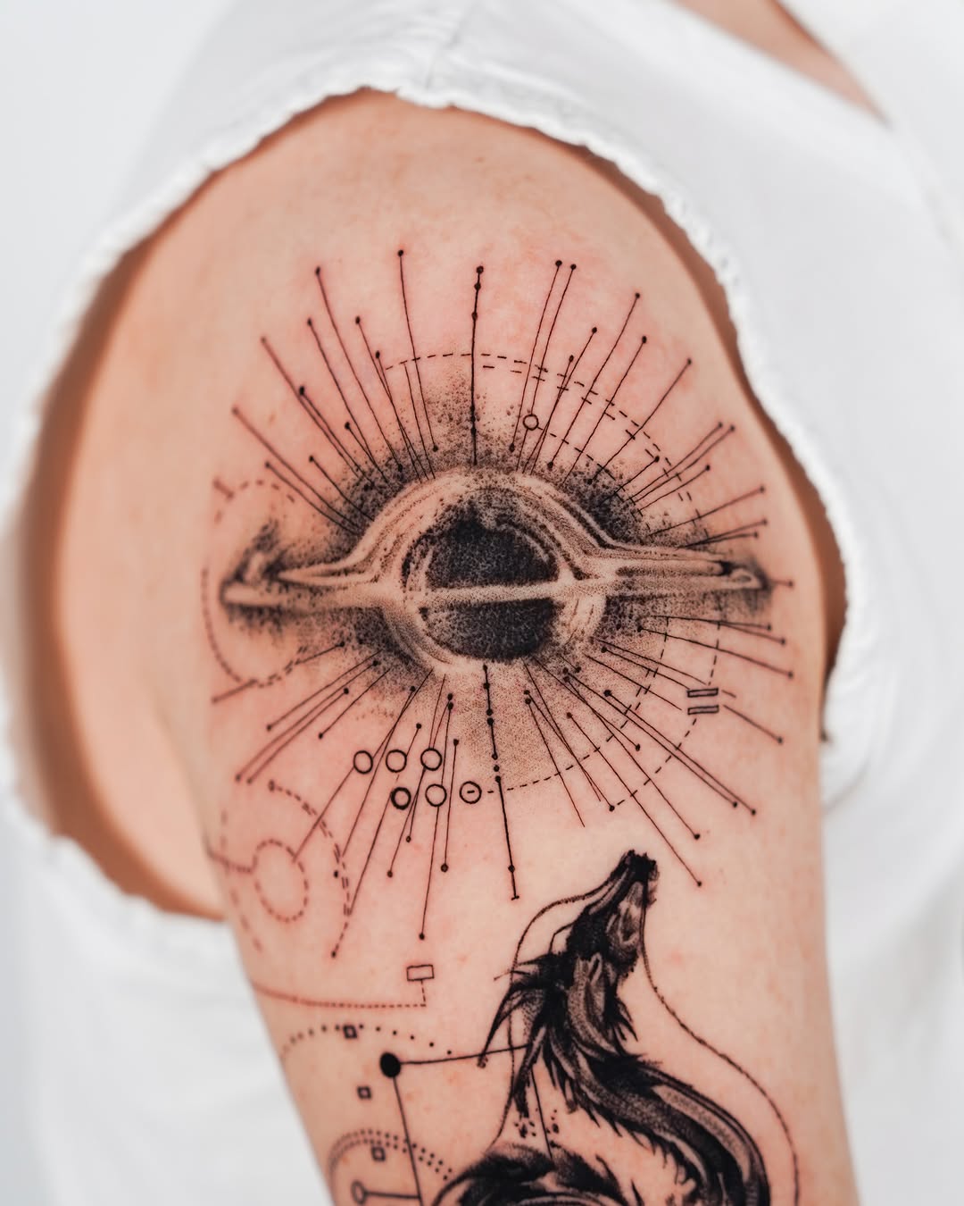 Tattoo by @jz_inker — geometric, black_and_grey