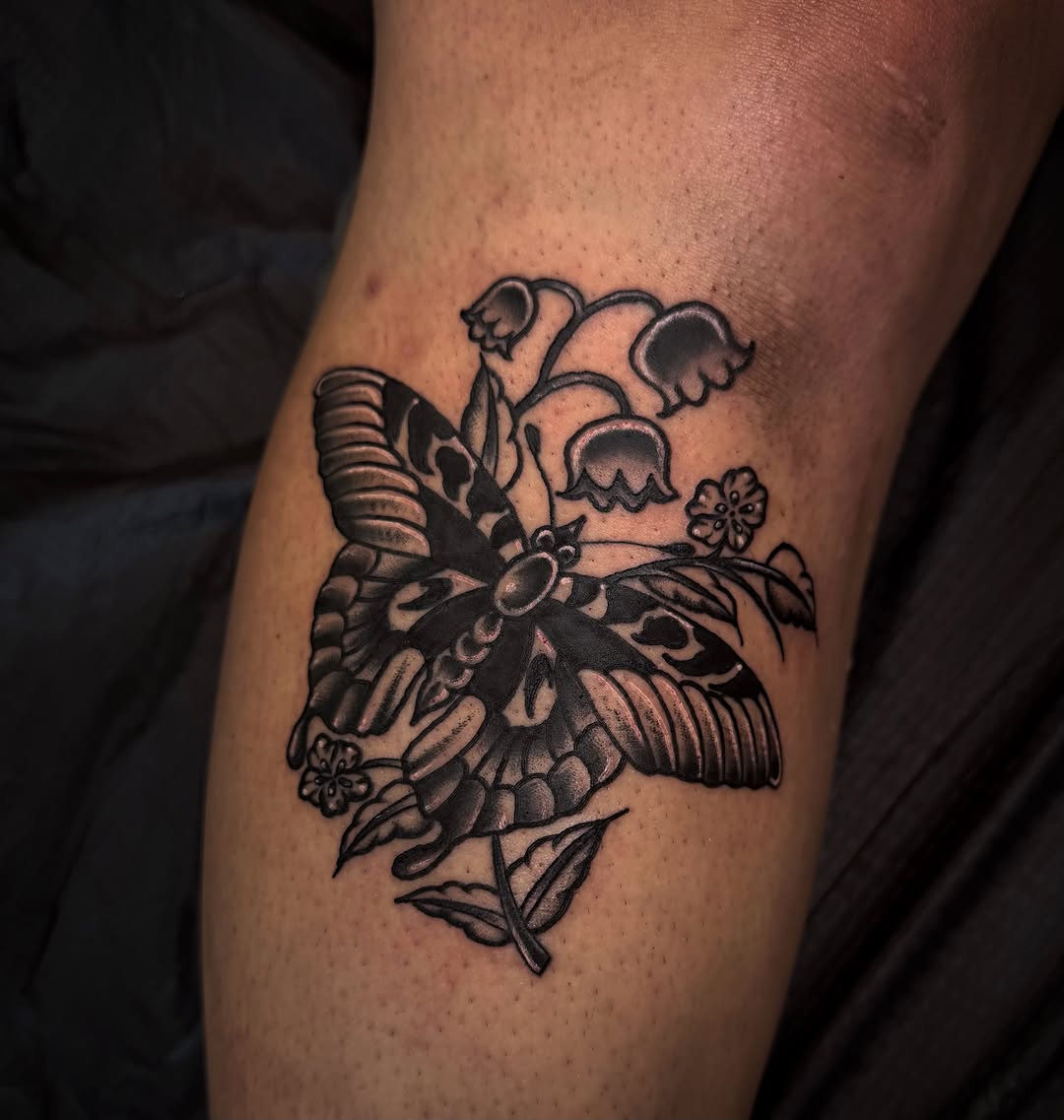 Tattoo by @electricladyink โ black_and_grey, chicano