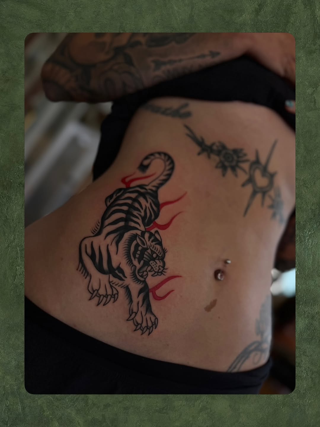 Tattoo by @hotdonnatattoos — blackwork, neo_traditional