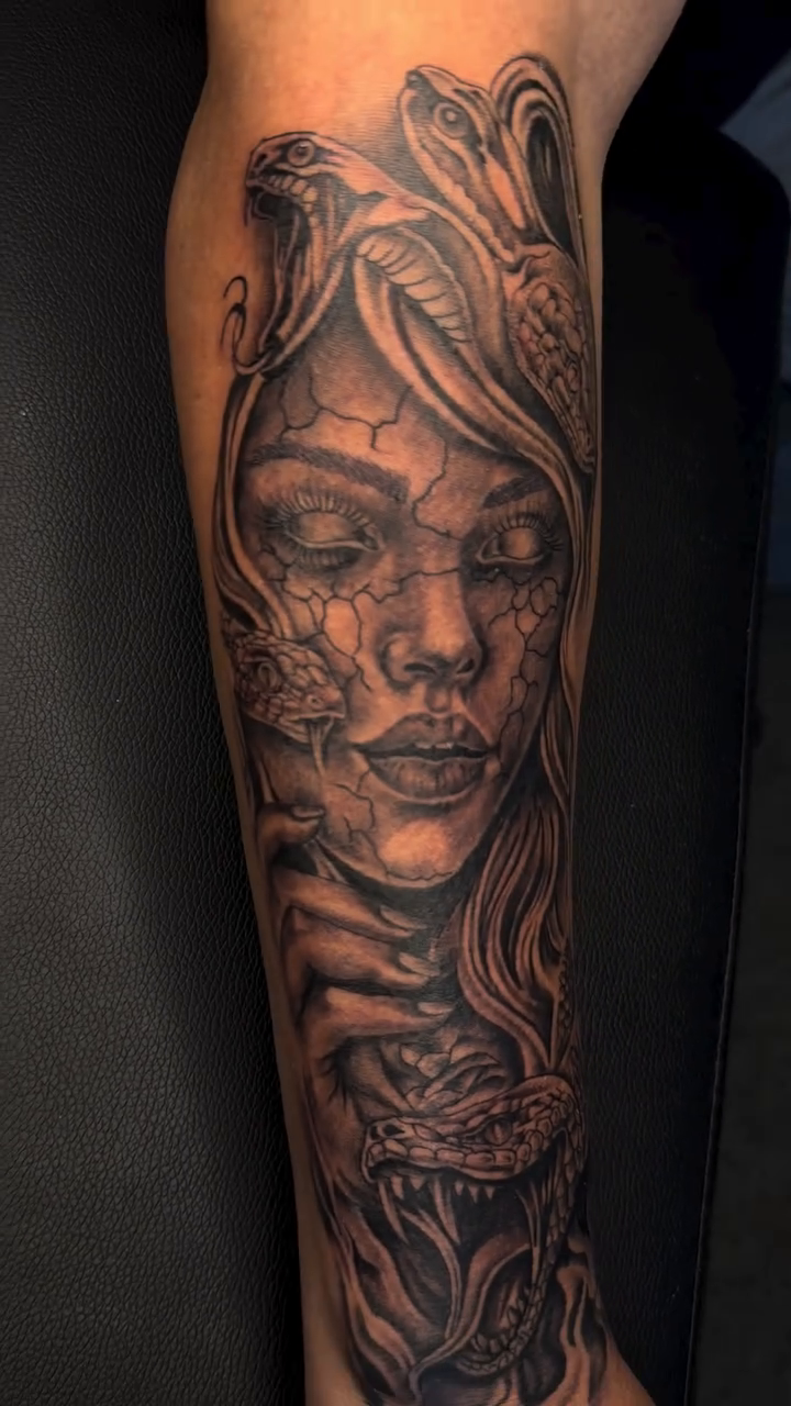 Tattoo by @tattoosbymyles โ realism, dark_realism