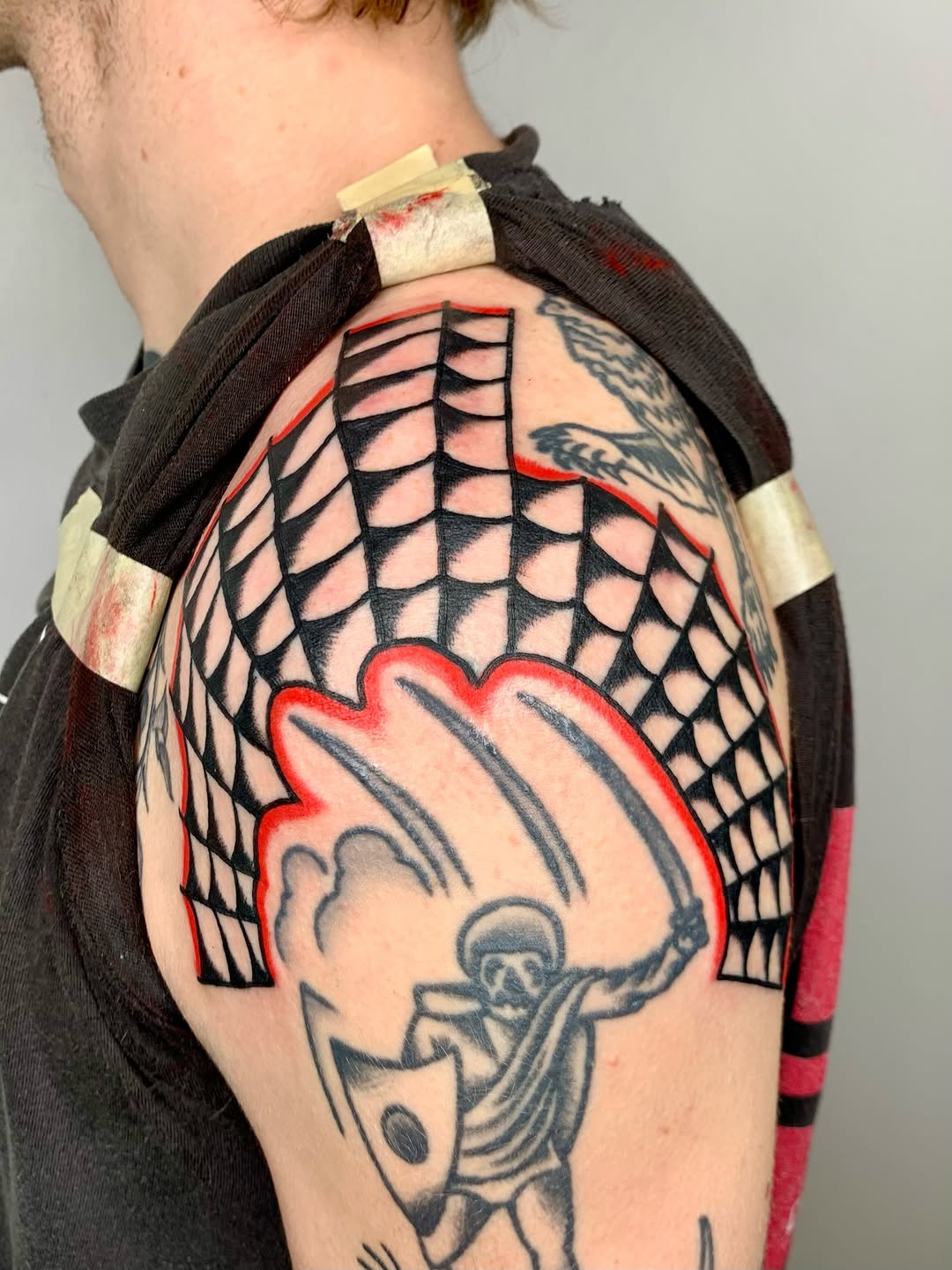Tattoo by @keeganbergen — american_traditional, black_and_grey