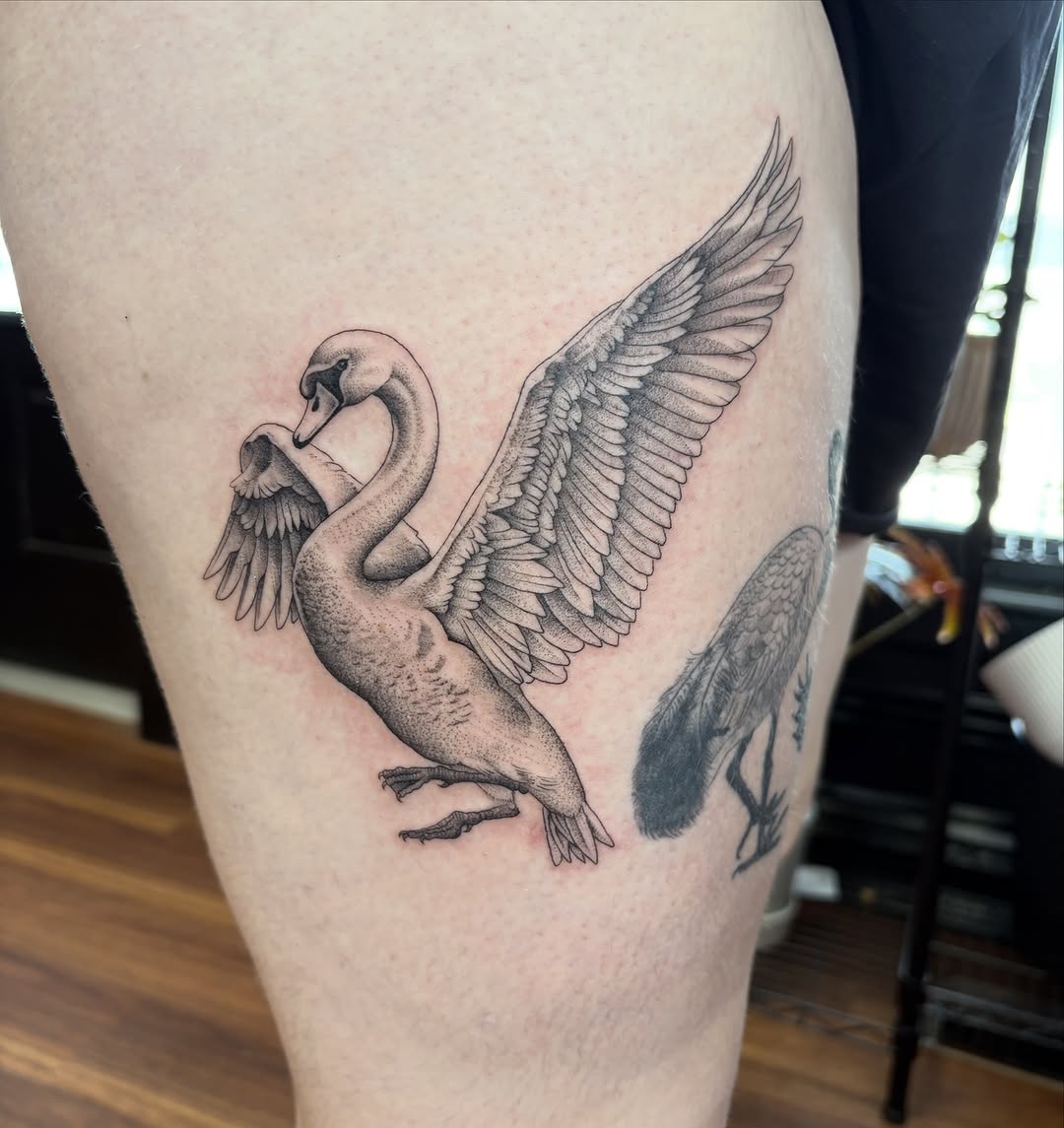Tattoo by @kellidonegantattoos — black_and_grey, realism