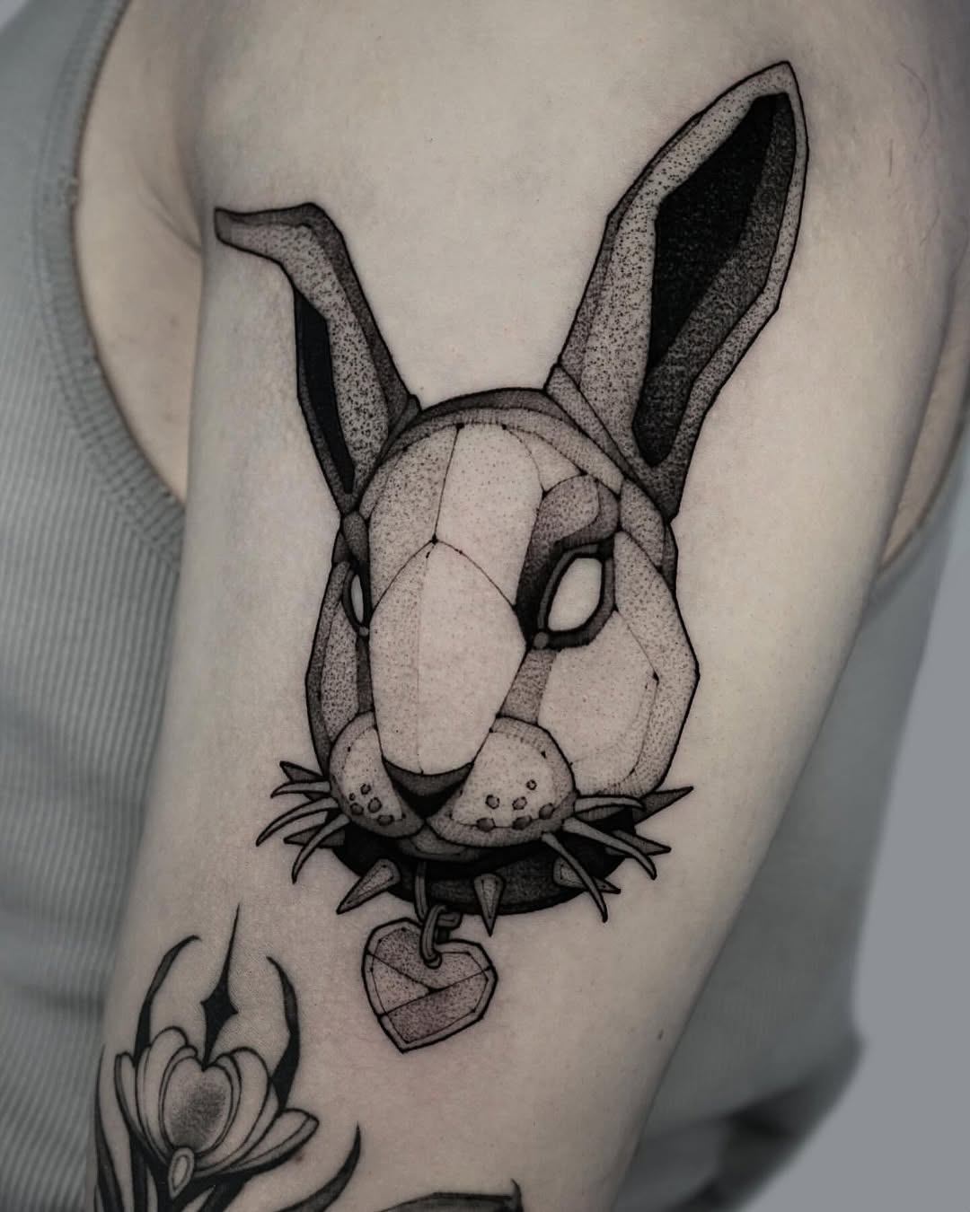 Tattoo by @maxwelllacroix — dotwork, black_and_grey