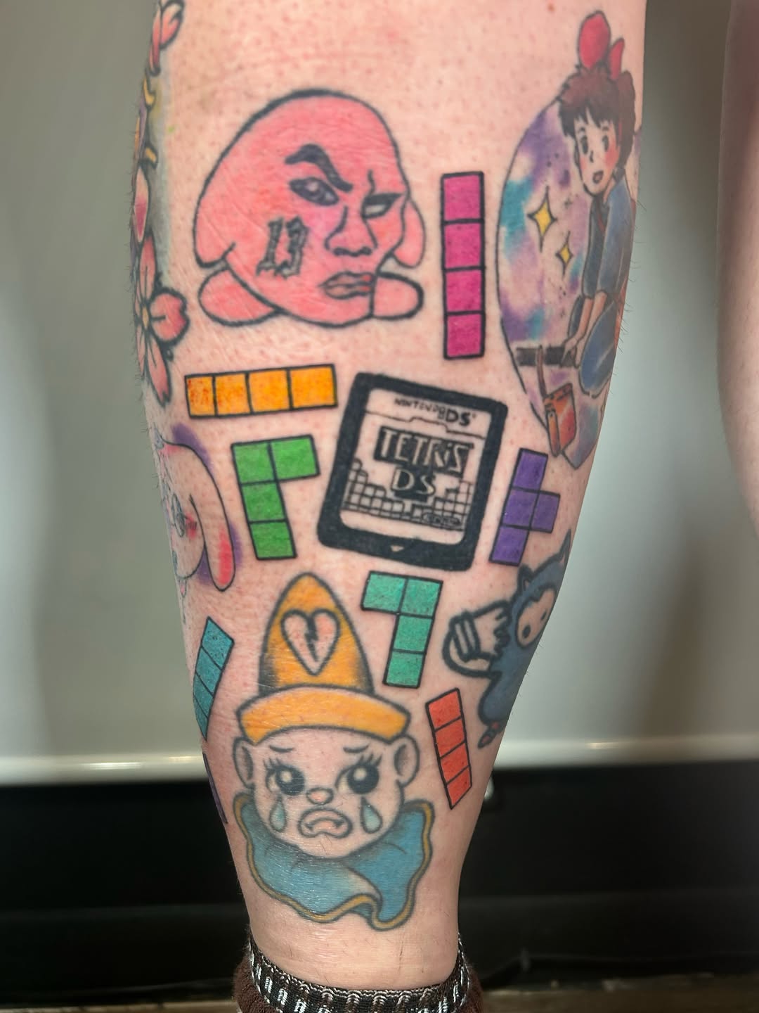Tattoo by @chronic_the_hedgeh0g — new_school, anime