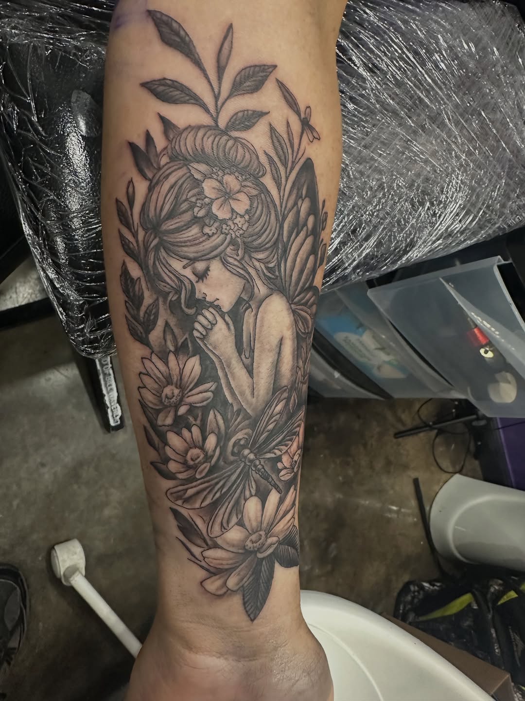 Tattoo by @anavrintattoo — black_and_grey, realism