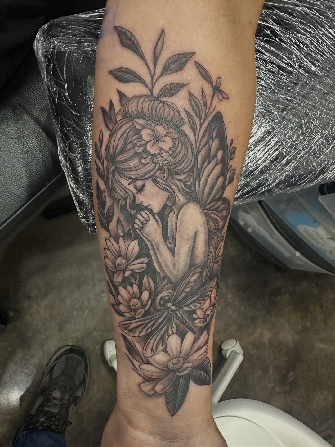 Tattoo by @anavrintattoo — black_and_grey, realism