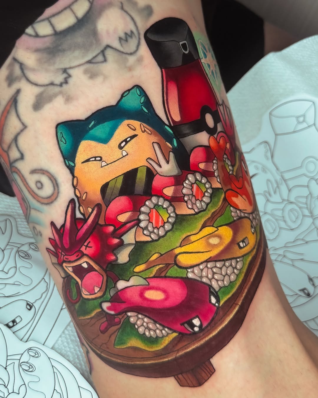 Tattoo by @marsinks — new_school, anime