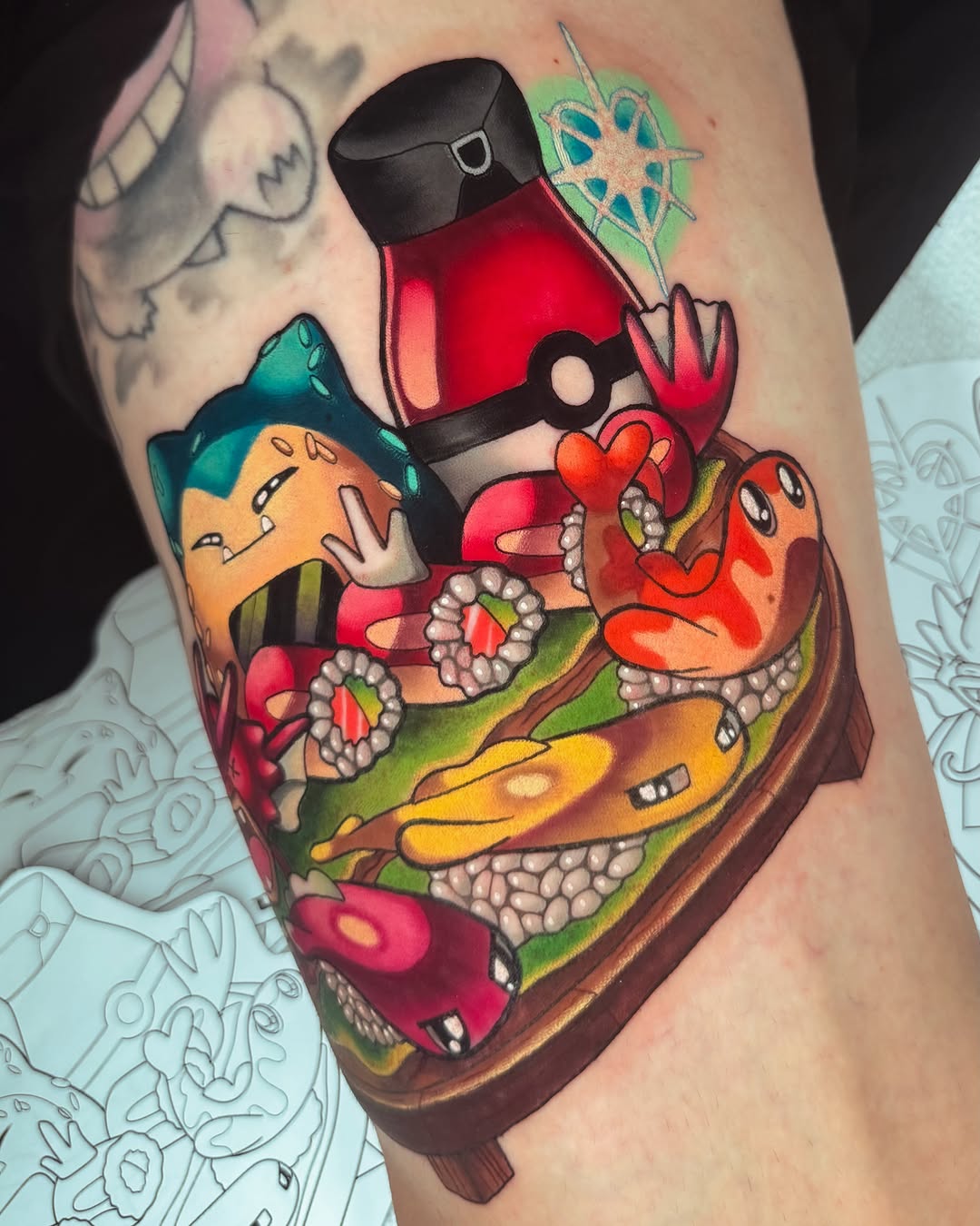 Tattoo by @marsinks — new_school, anime