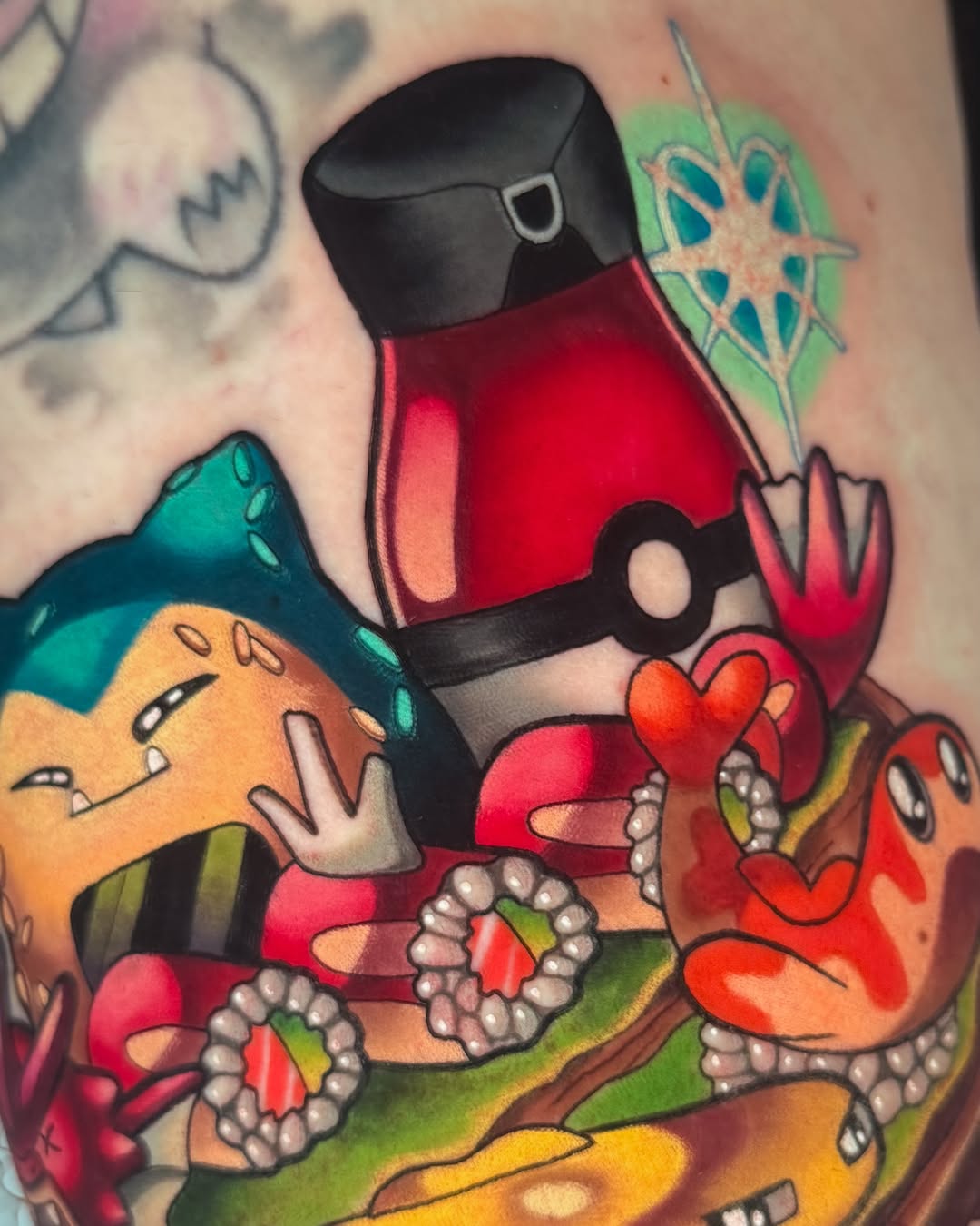 Tattoo by @marsinks — new_school, anime
