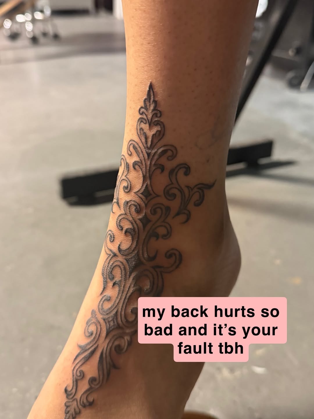 Tattoo by @mollztattooz — ornamental, black_and_grey