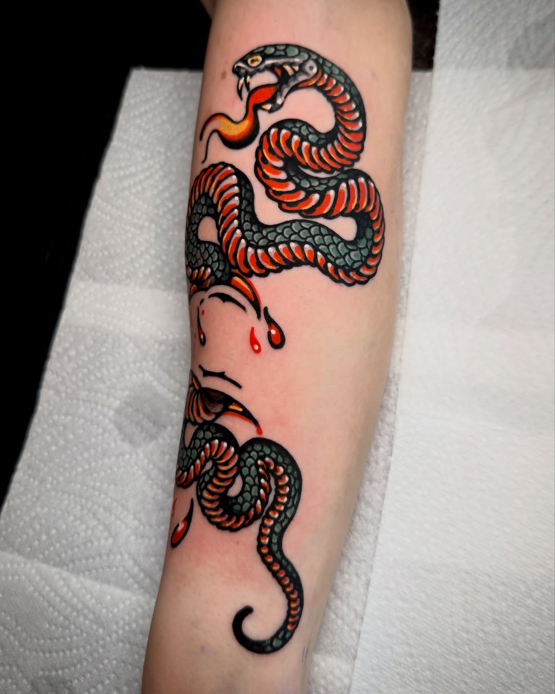 Tattoo by @ynot.tat — american_traditional, illustrative