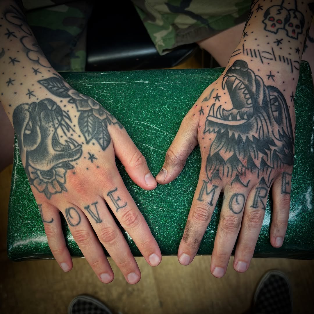Tattoo by @tuff_tatz — american_traditional, black_and_grey