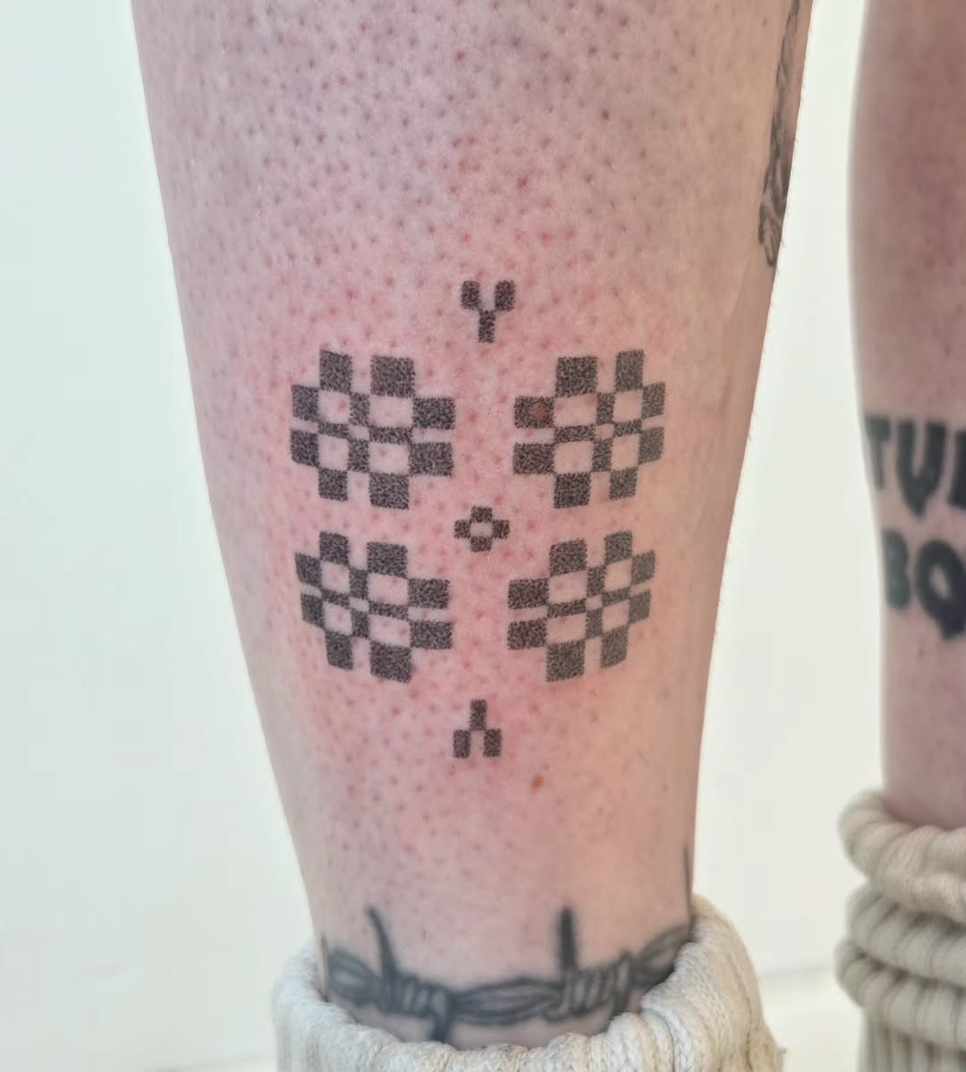 Tattoo by @mosaicslush — geometric, dotwork