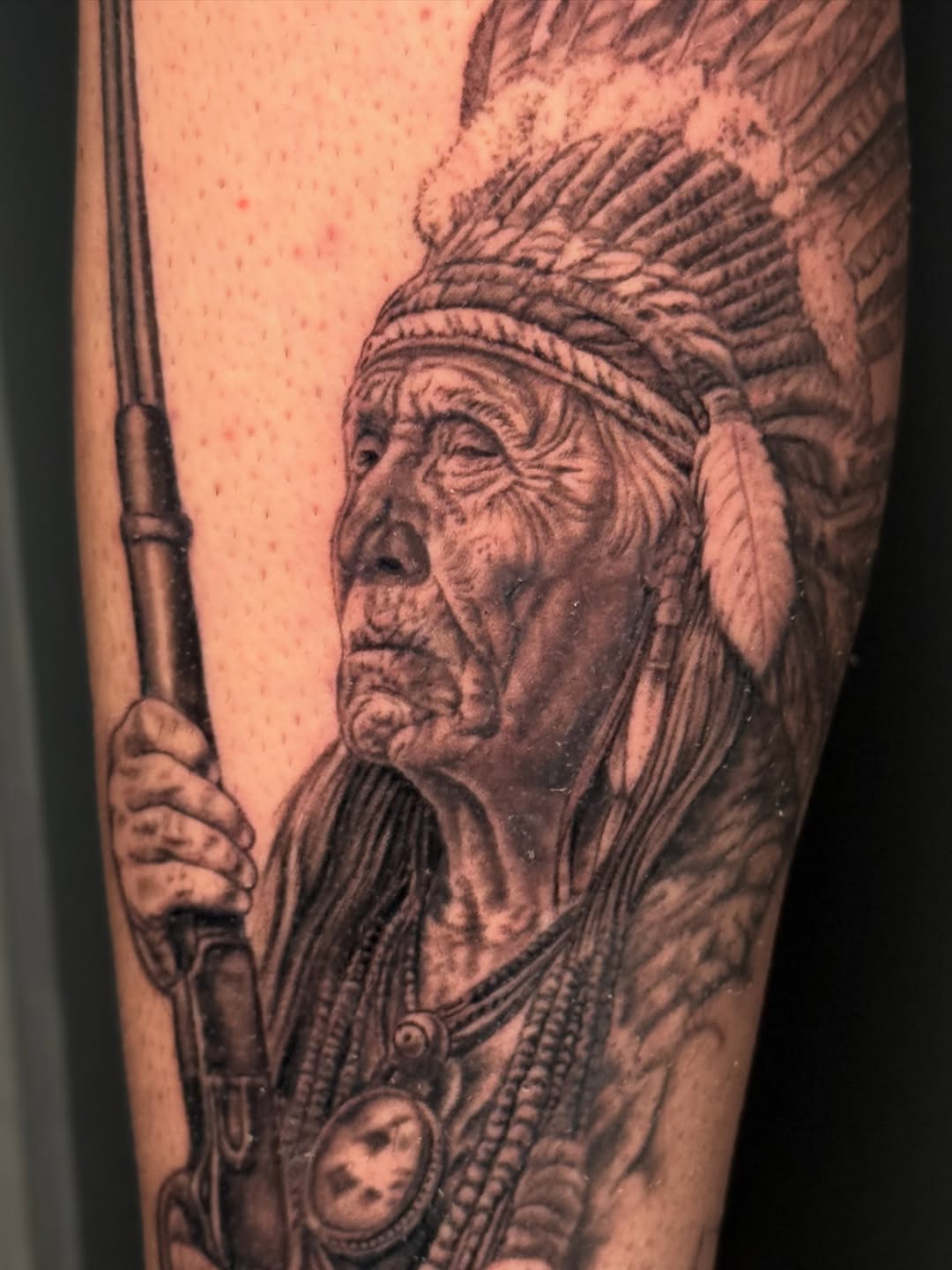 Tattoo by @urbancowboyart โ realism, black_and_grey