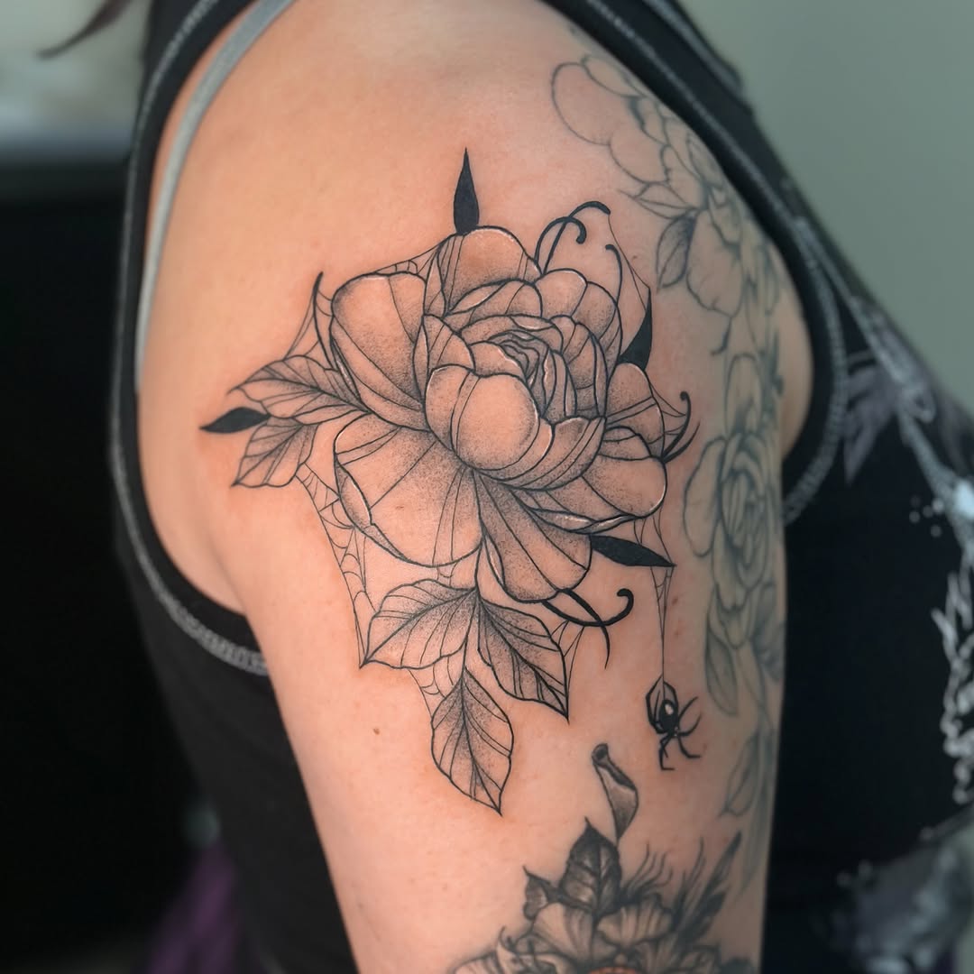 Tattoo by @lexjjart β fine_line, black_and_grey