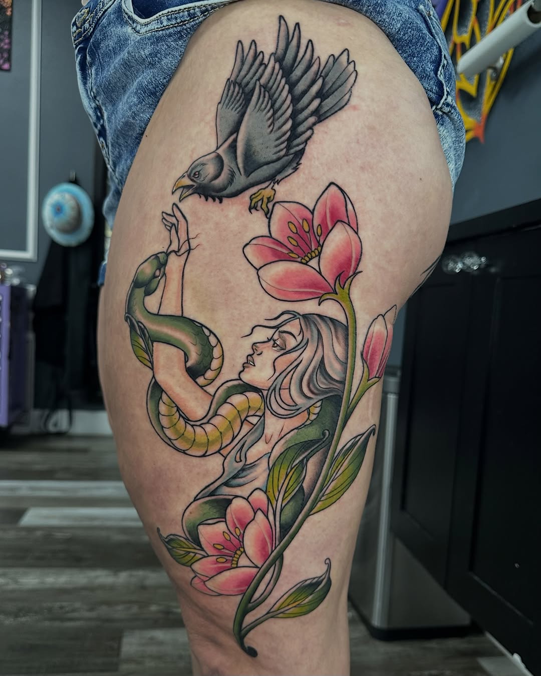 Tattoo by @leslieluck — neo_traditional, illustrative