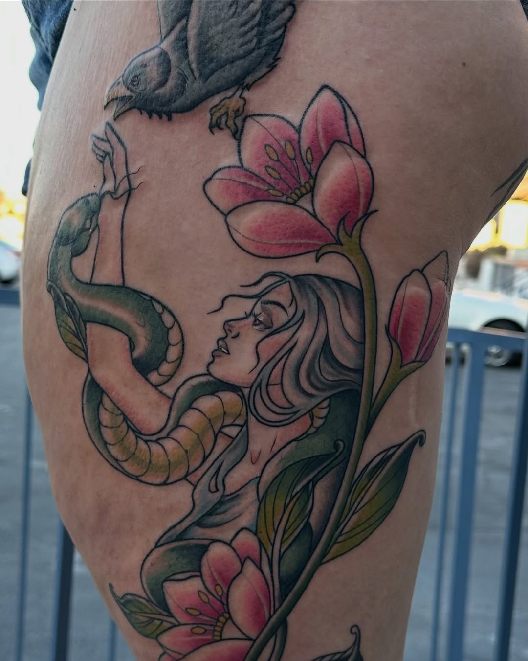 Tattoo by @leslieluck — neo_traditional, realism