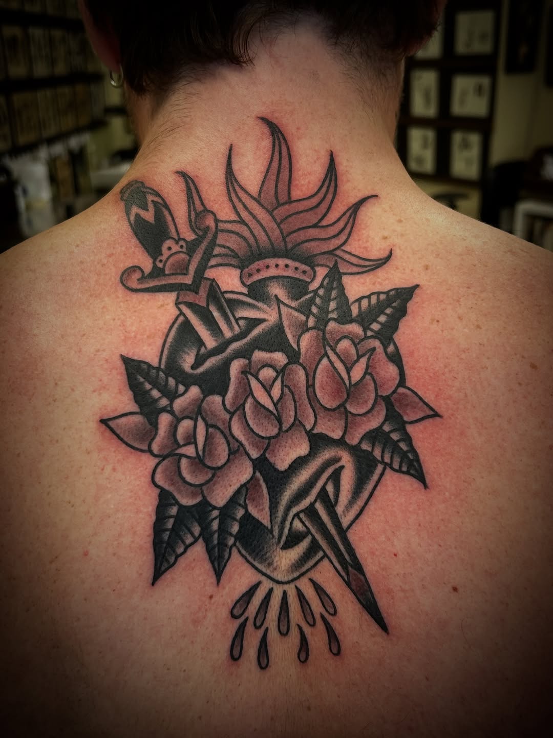 Tattoo by @ericcaudilltattoo — american_traditional, black_and_grey