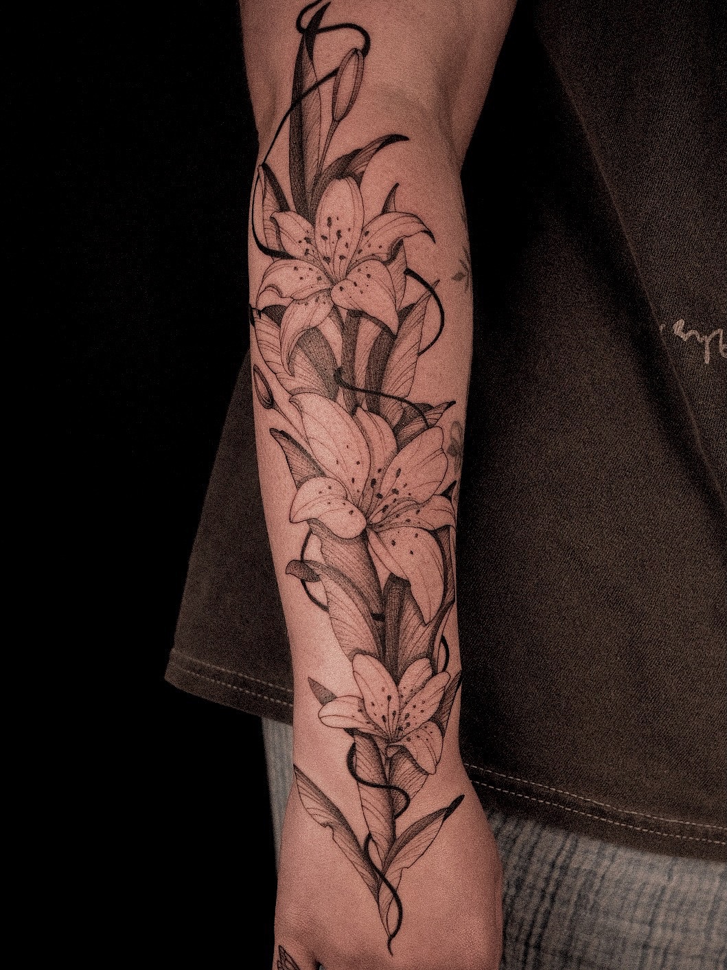 Tattoo by @shaypokes — fine_line, black_and_grey