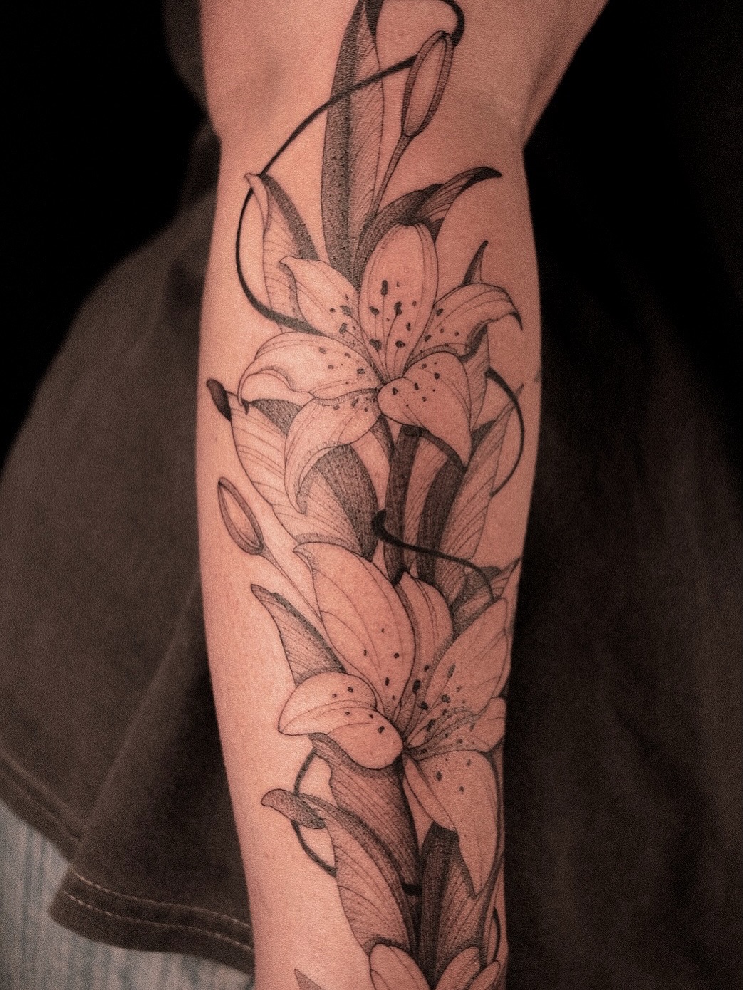 Tattoo by @shaypokes — black_and_grey, realism