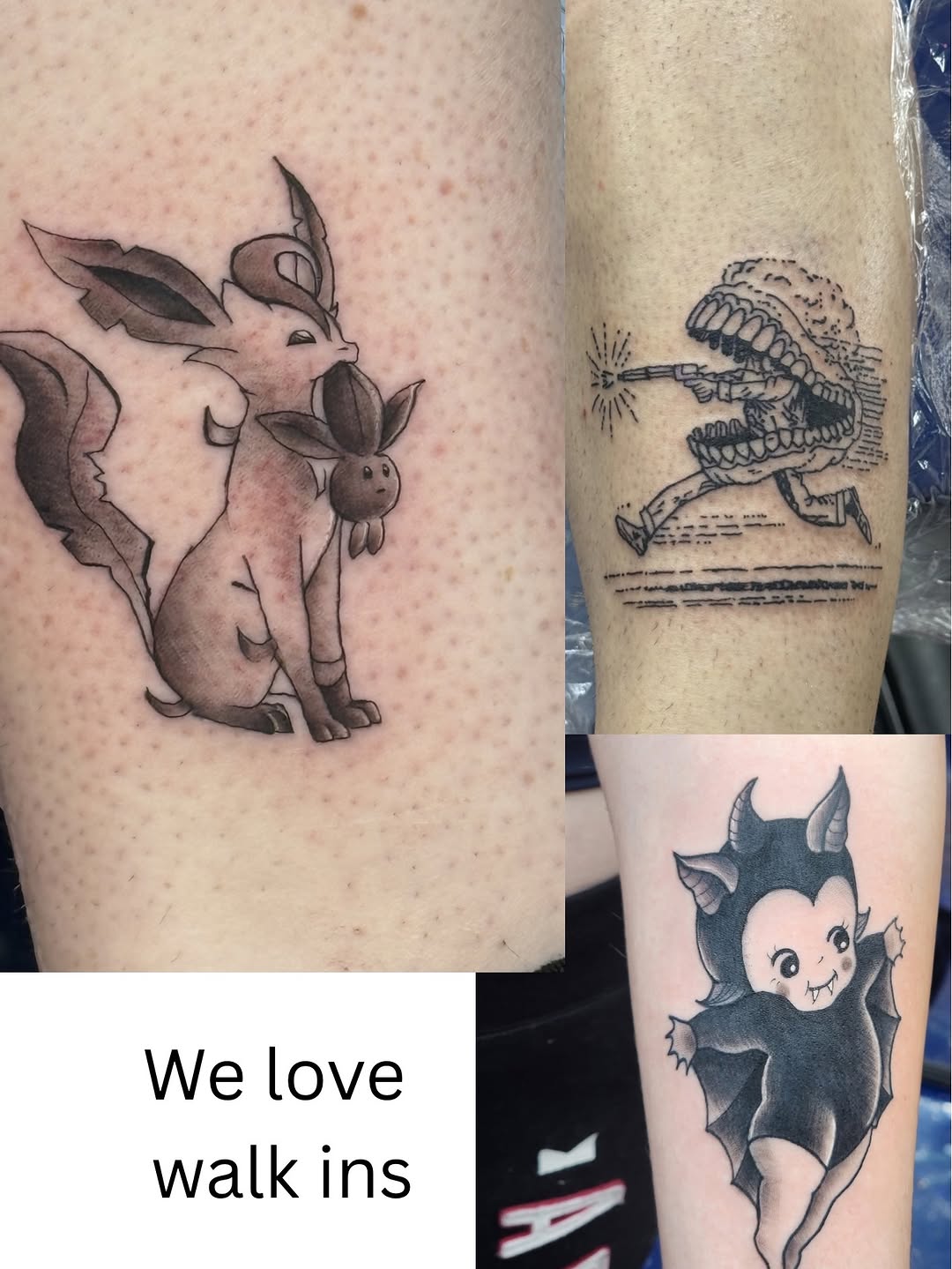 Tattoo by @bhsoceana — anime, black_and_grey