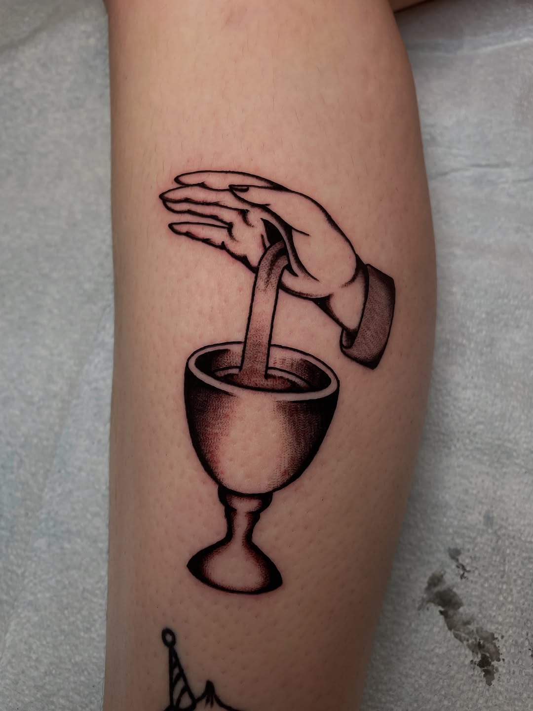 Tattoo by @miramtattoo — black_and_grey, chicano