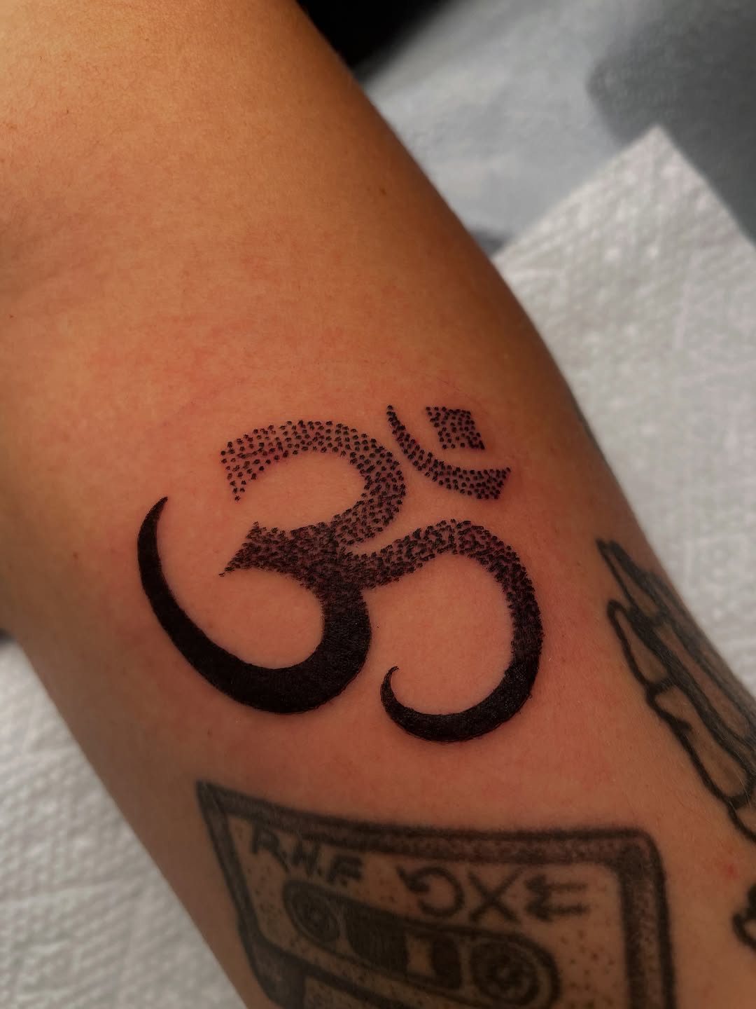Tattoo by @miramtattoo — dotwork, black_and_grey
