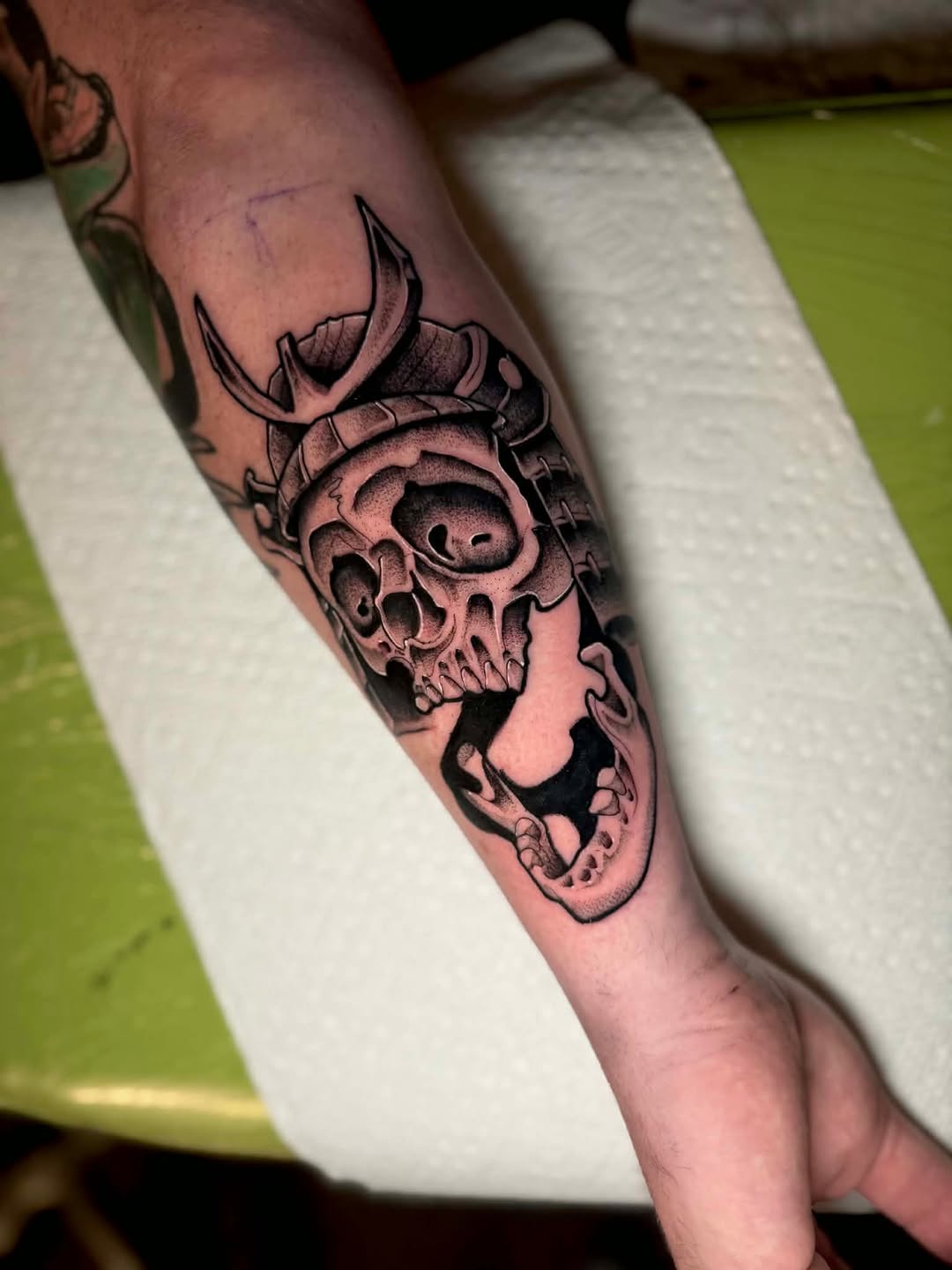 Tattoo by @robertsmithfl — black_and_grey, dark_realism