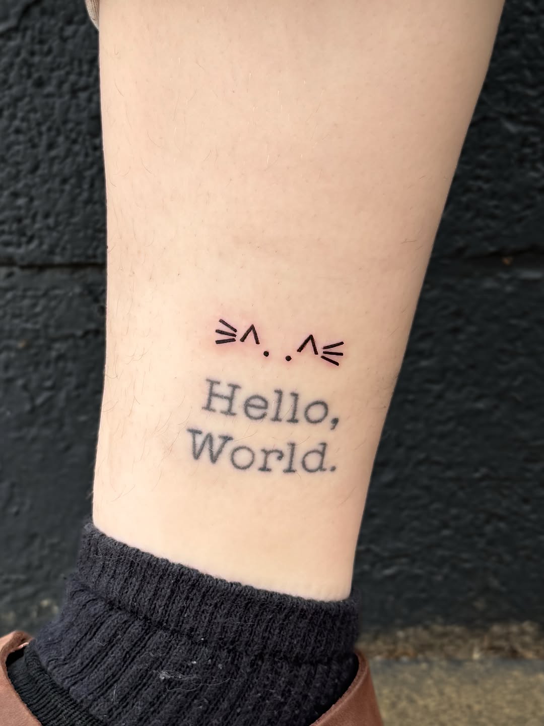 Tattoo by @j.lnks — lettering_script, minimalist
