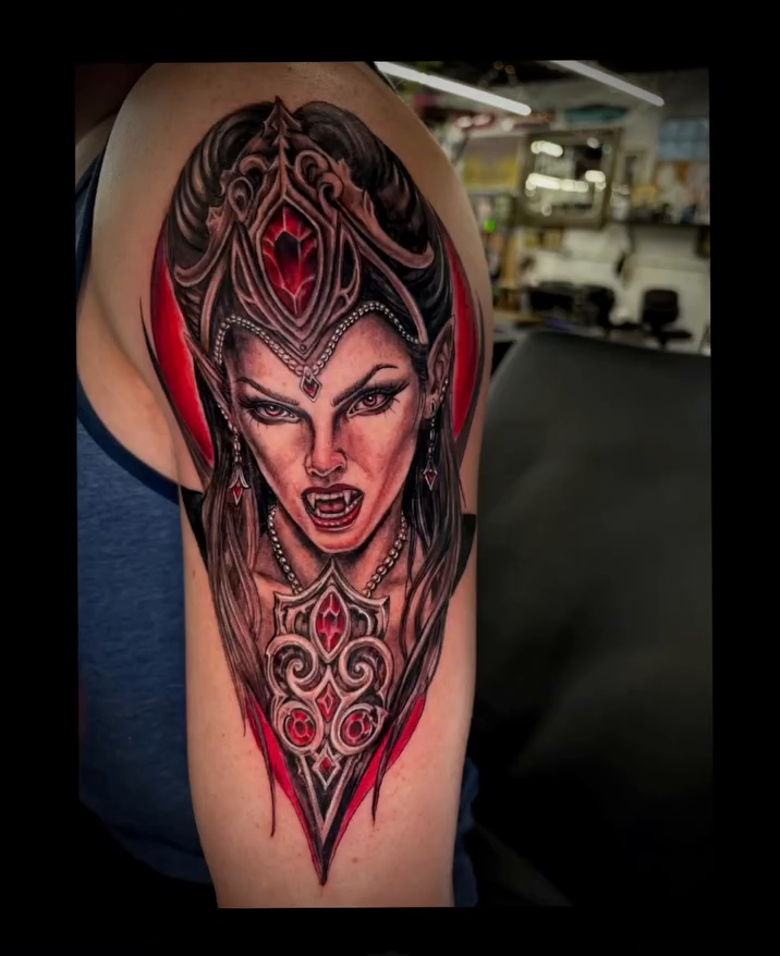 Tattoo by @caitlin.curtis.tattoos — realism, illustrative